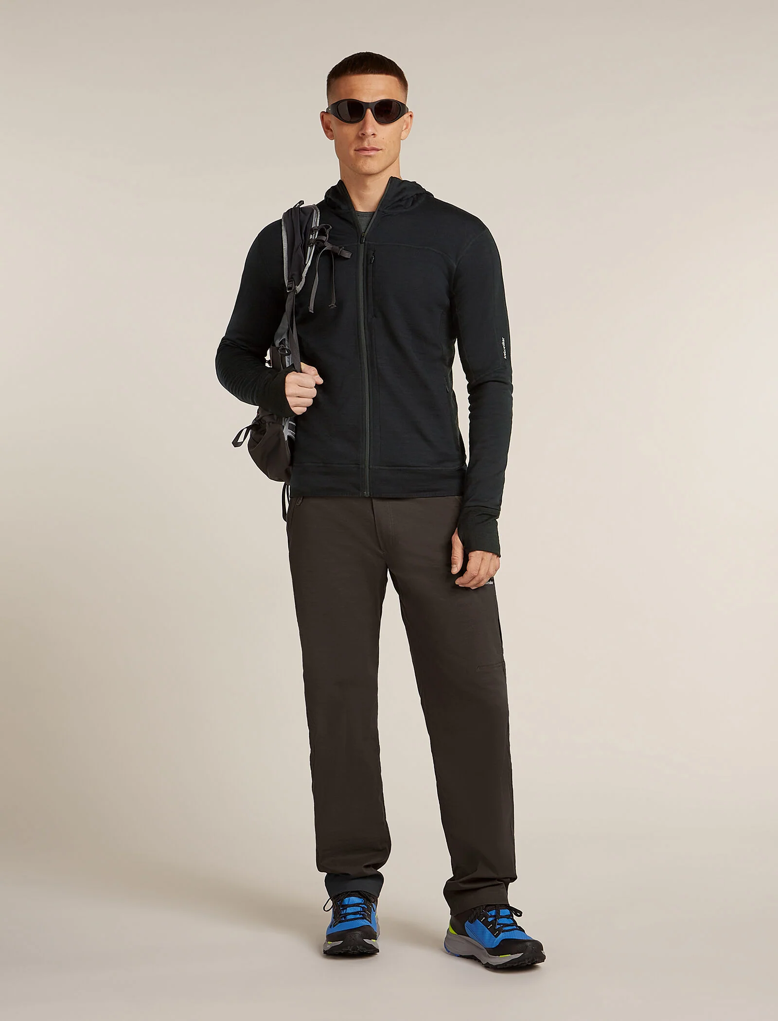 Men's Merino Blend 300 RealFleece™ Descender Long Sleeve Zip Hoodie - Image 4