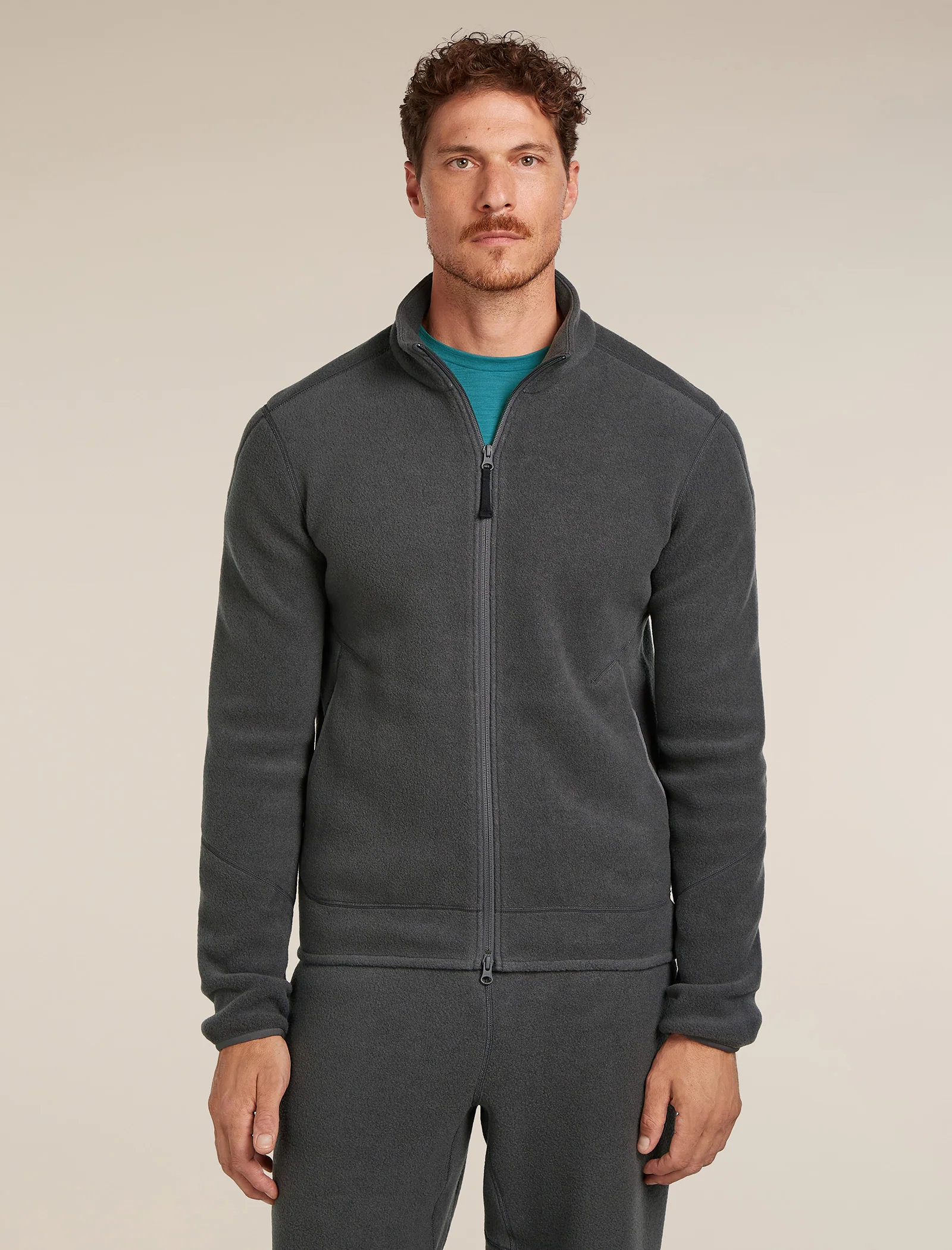Men's Merino Blend 800 RealFleece™ Classic Pile Long Sleeve Zip Jacket