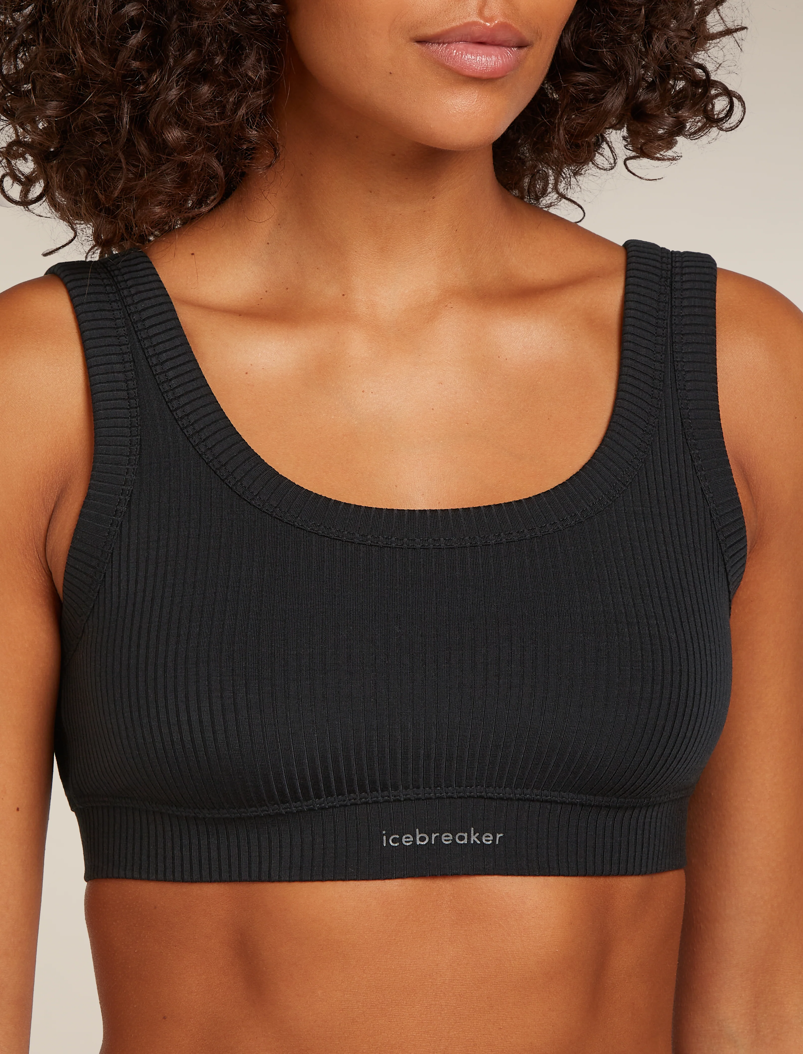 Women's Merino Blend Rib Lotus Bra - Image 7