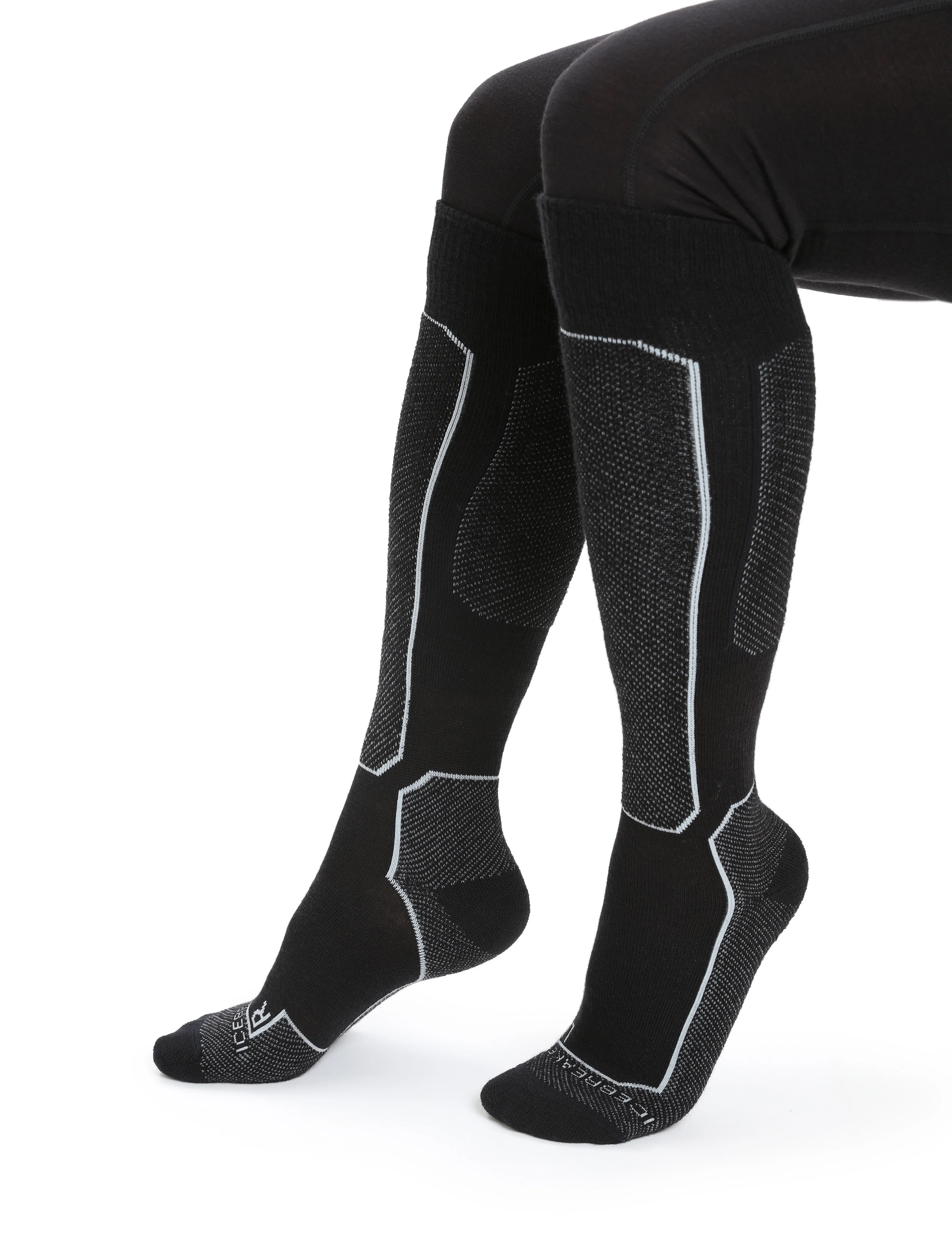Women's Merino Ski+ Light Over the Calf Socks - Image 3