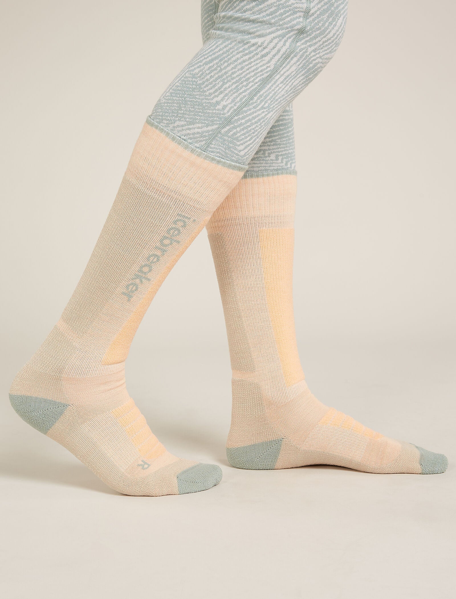 Women's Merino Ski+ Medium Over The Calf Socks - Image 2