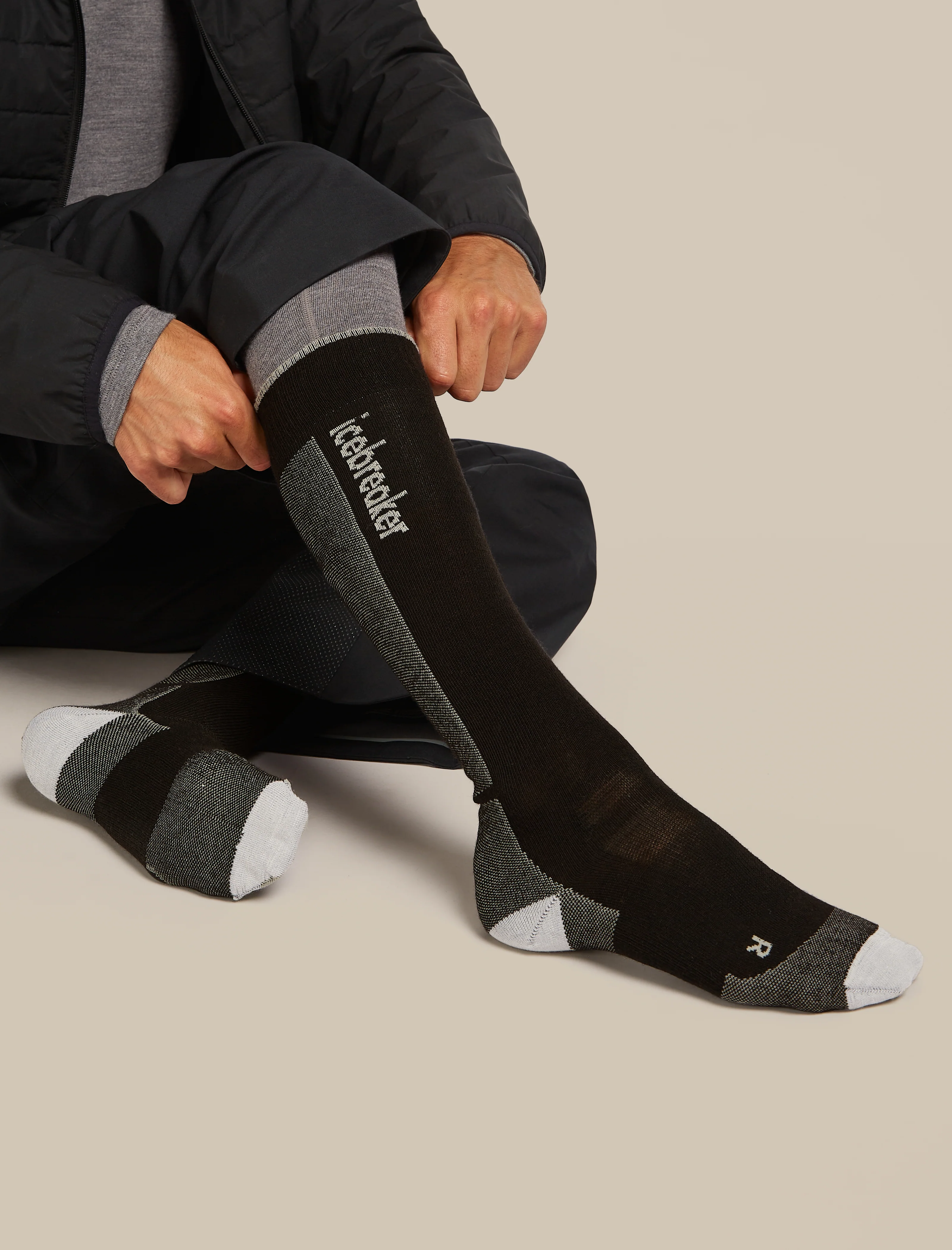 Men's Merino Ski+ Ultralight Over The Calf Socks - Image 2