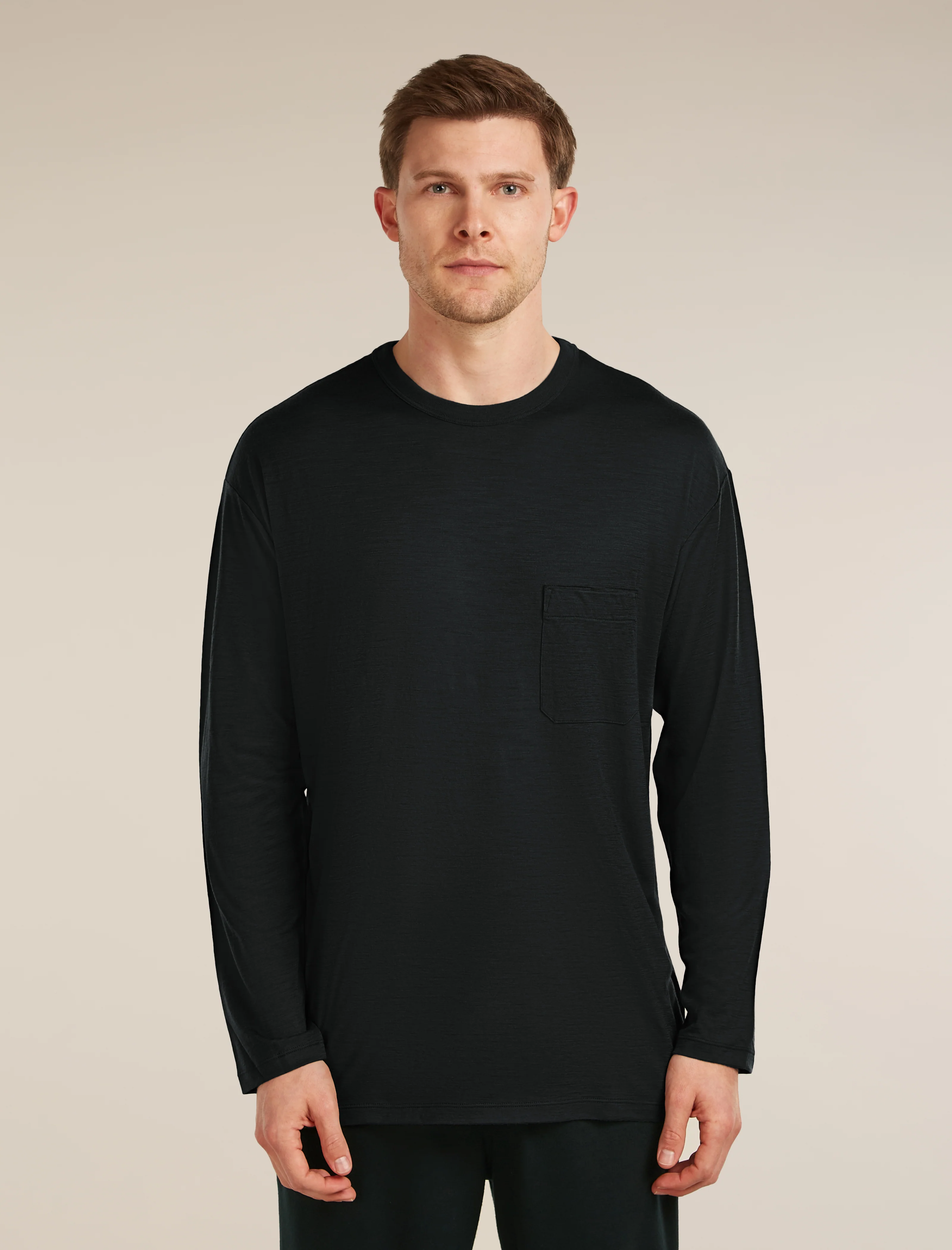 Unisex Merino 150 Long Sleeve Tee Stripe