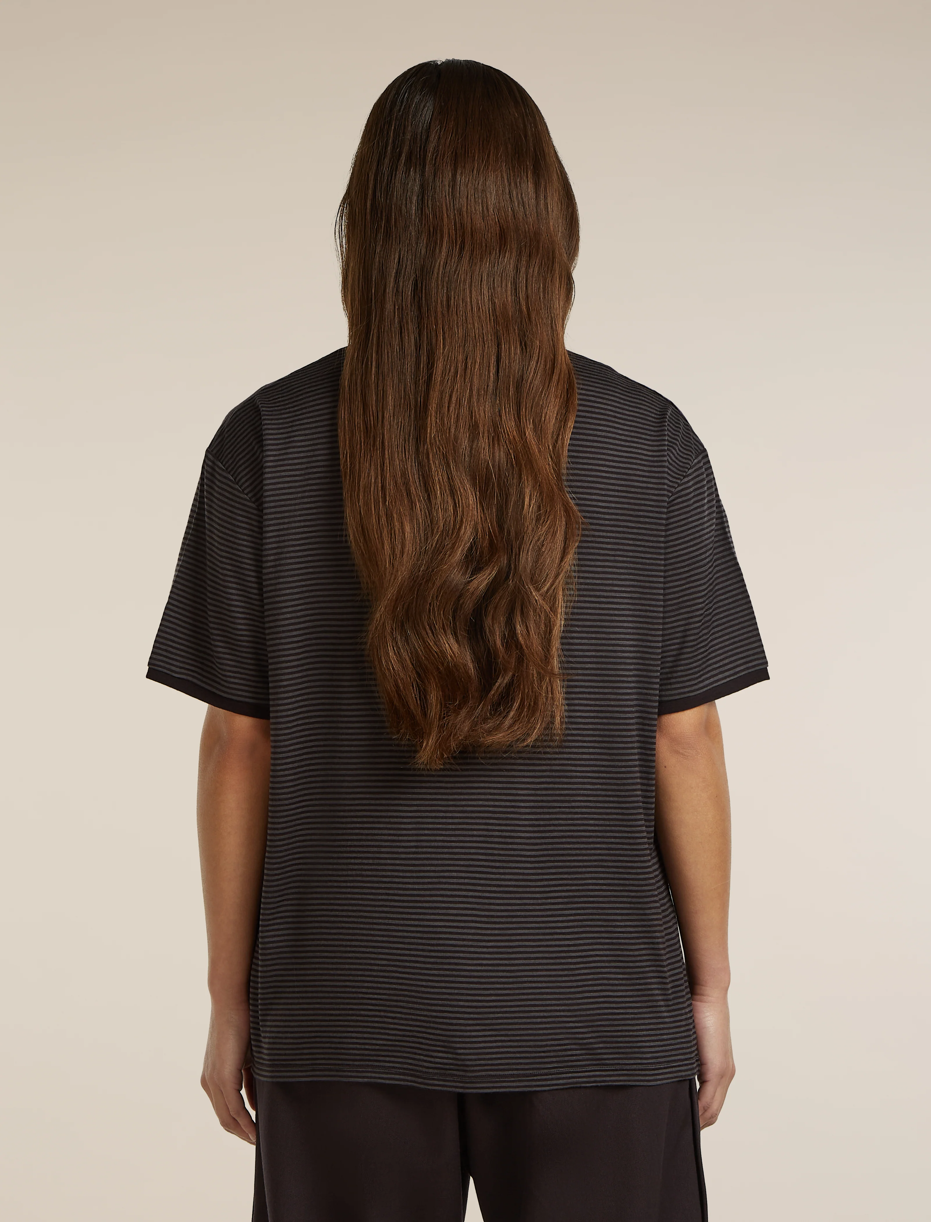 Unisex Merino 150 Short Sleeve Tee Stripe - Image 4