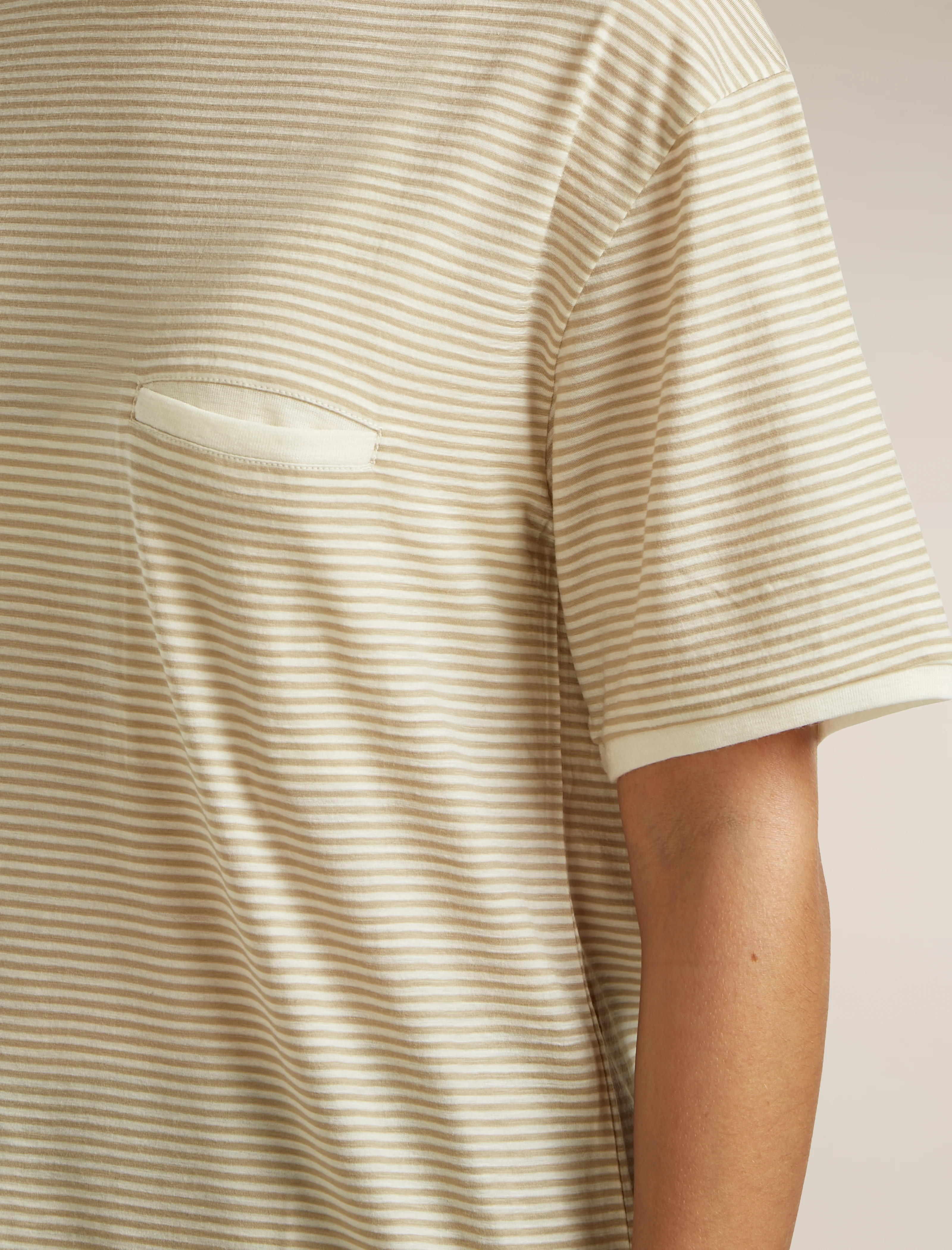 Unisex Merino 150 Short Sleeve Tee Stripe - Image 13