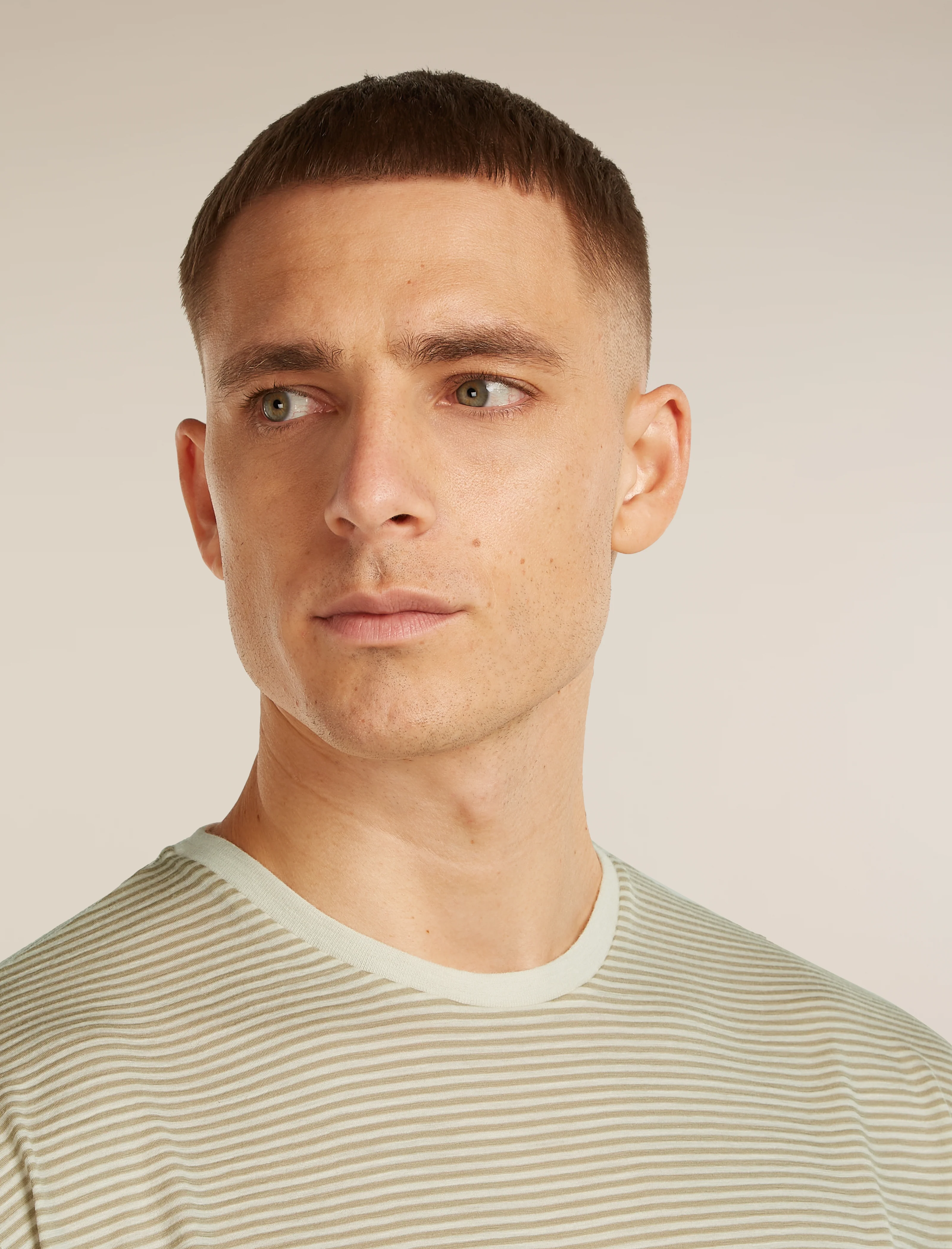 Unisex Merino 150 Short Sleeve Tee Stripe - Image 15