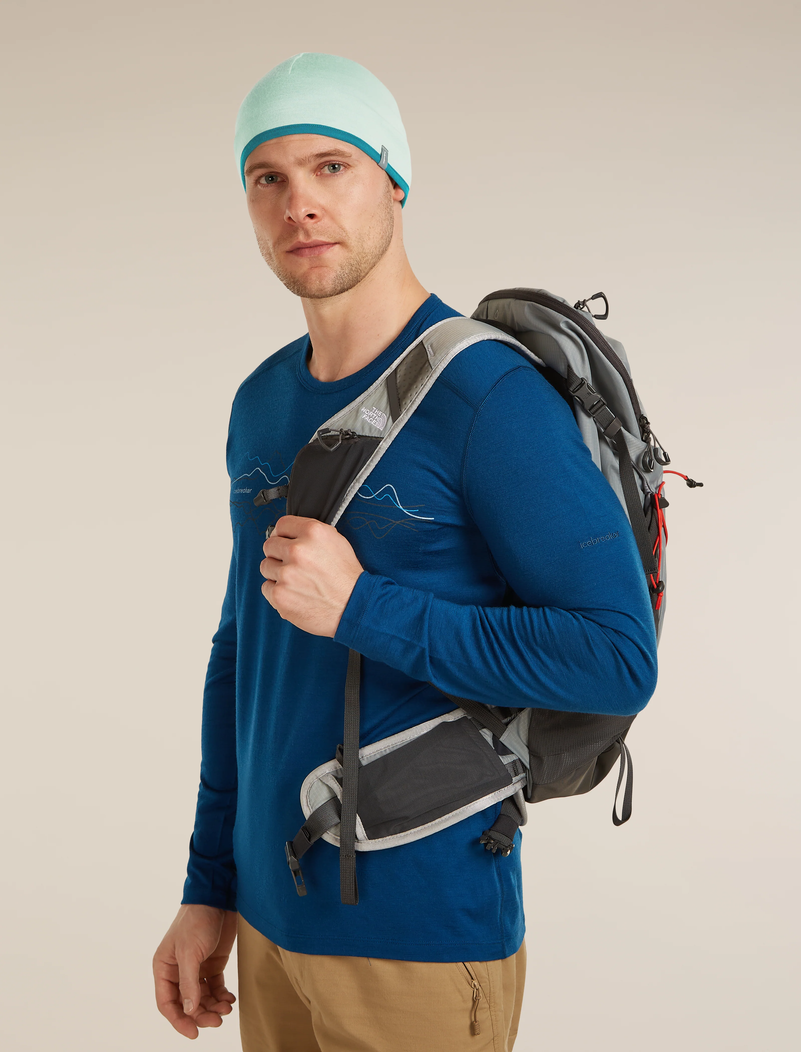 Unisex Merino 200 Oasis Reversible Beanie - Image 5