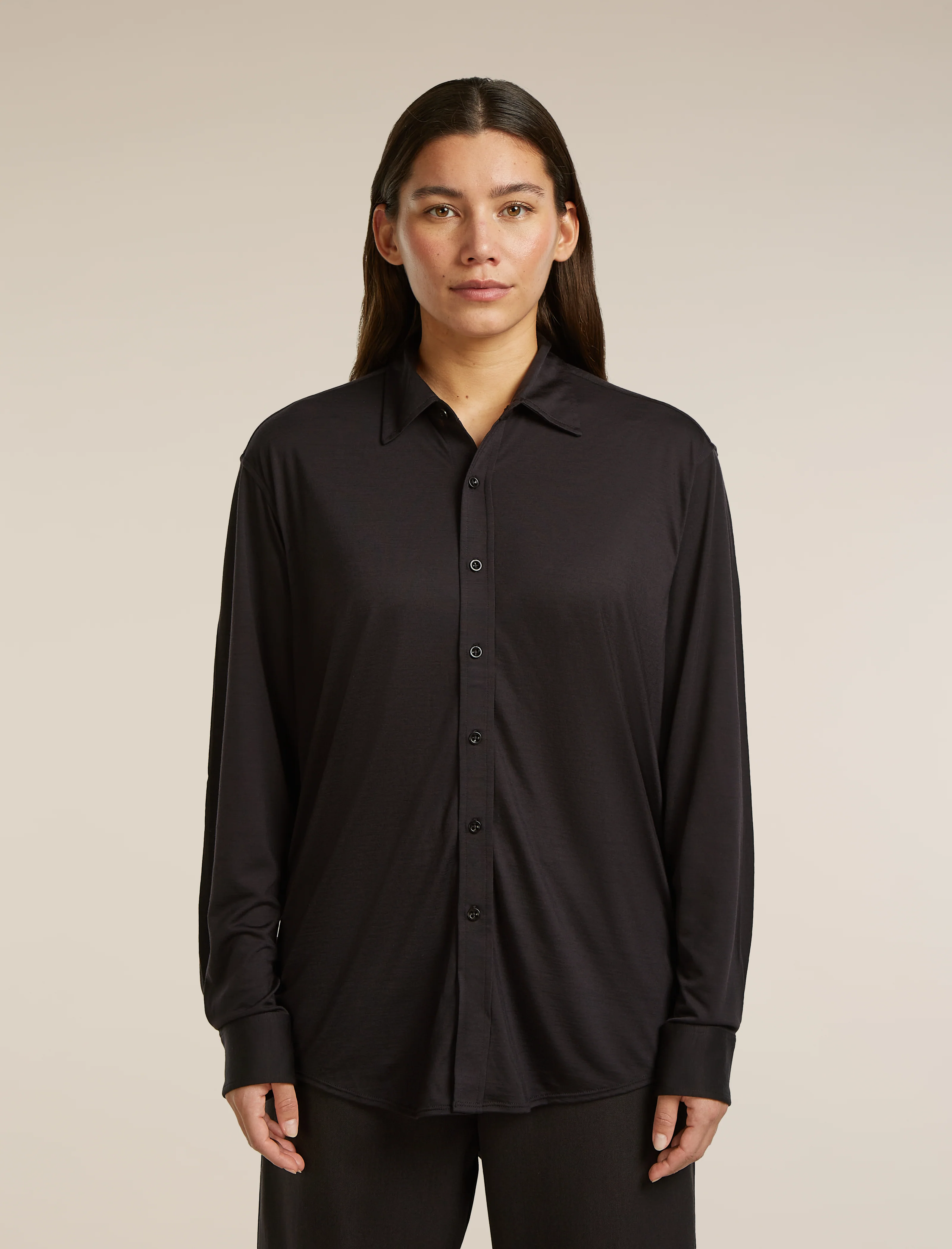 Unisex Merino Blend 125 Cool-Lite™ Long Sleeve Shirt - Image 3