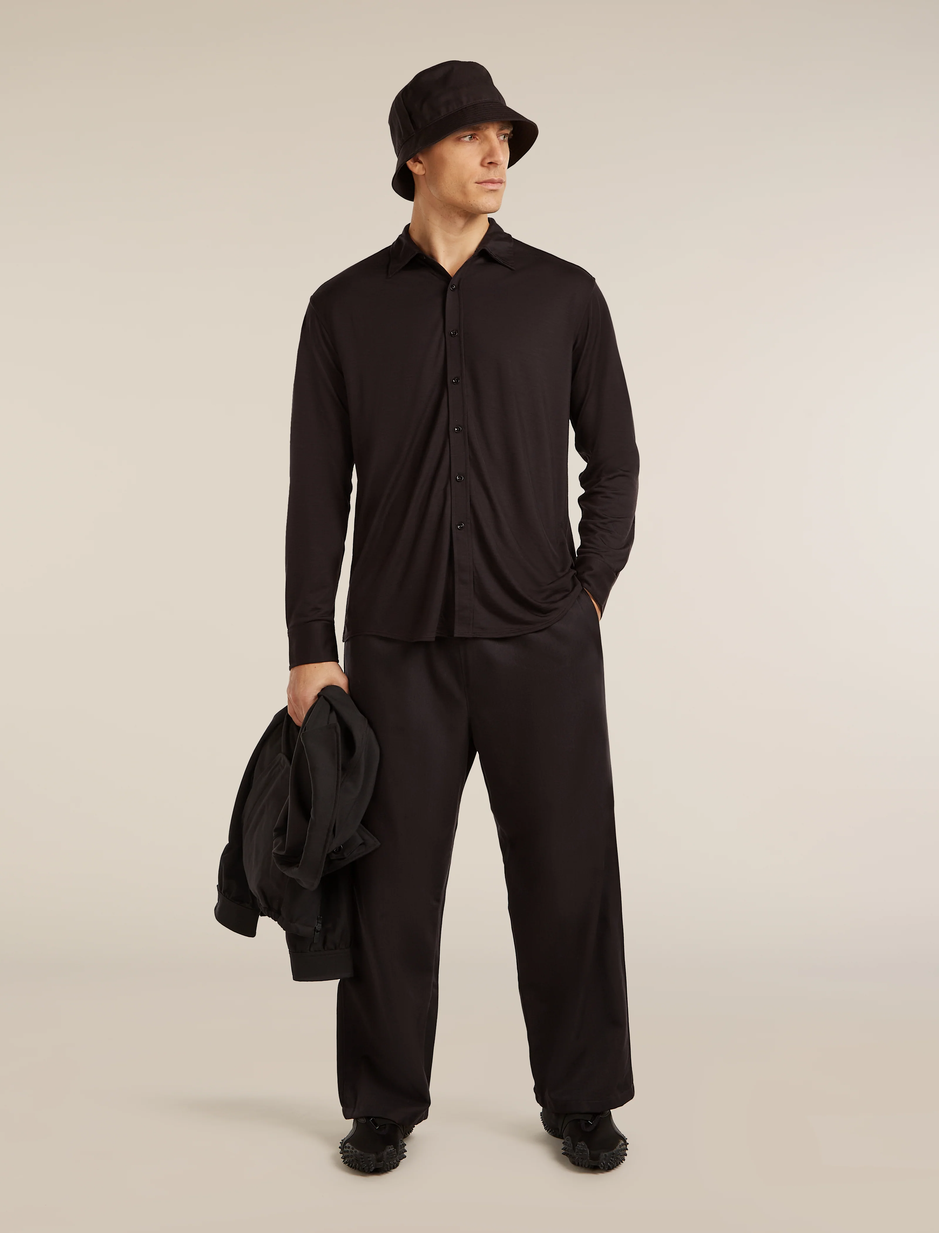Unisex Merino Blend 125 Cool-Lite™ Long Sleeve Shirt - Image 8