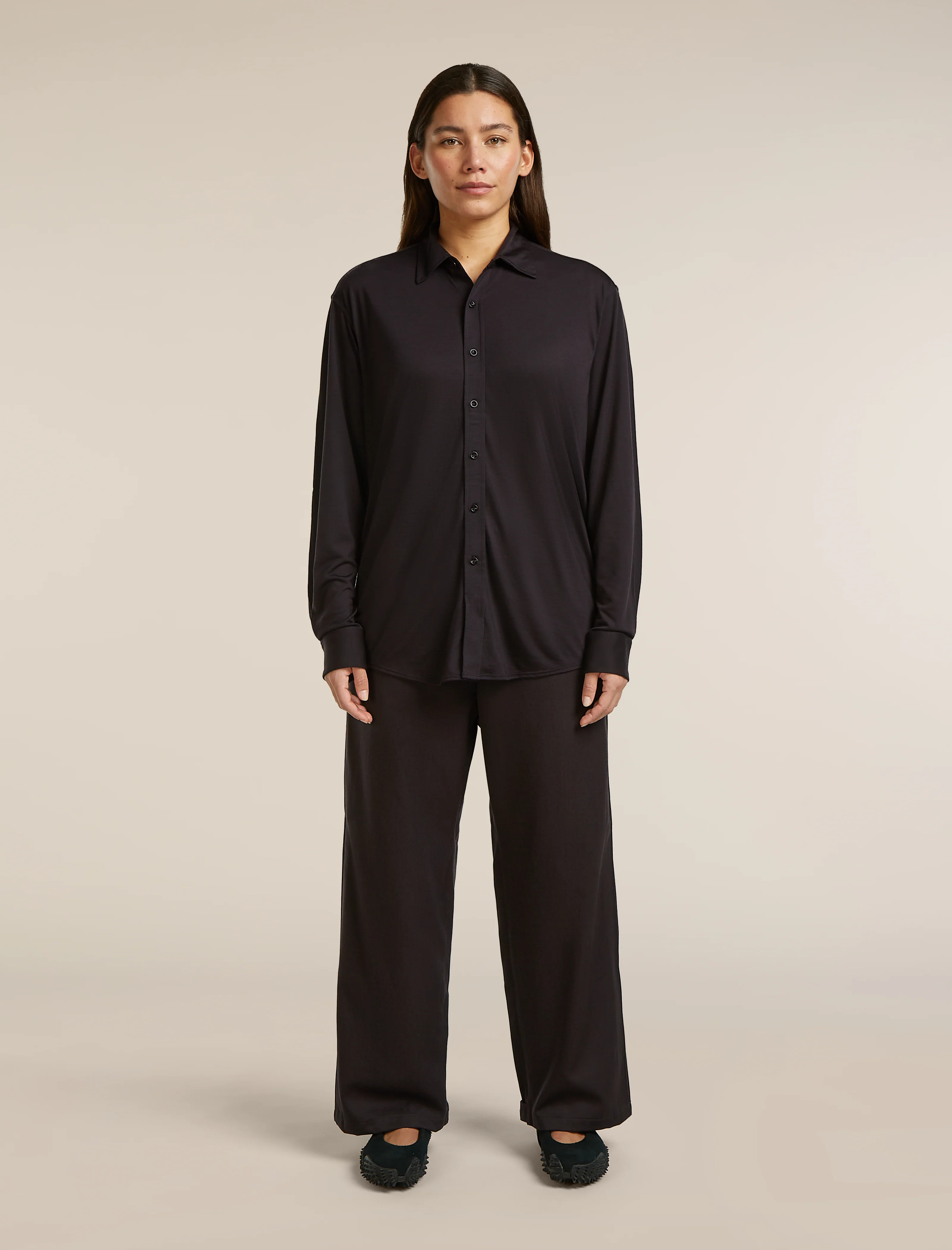Unisex Merino Blend 125 Cool-Lite™ Long Sleeve Shirt - Image 9