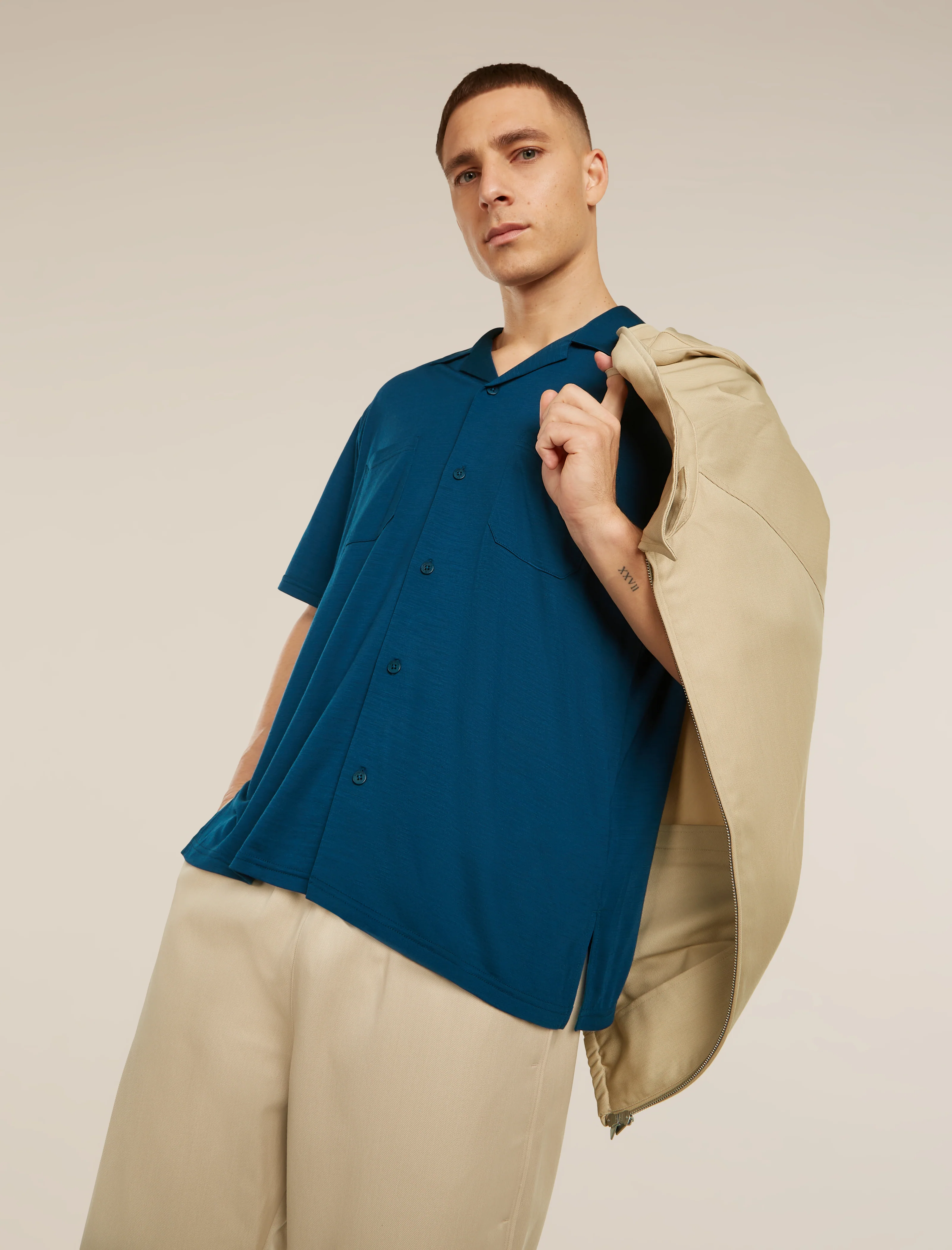 Unisex Merino Blend 125 Cool-Lite™ Short Sleeve Shirt - Image 19