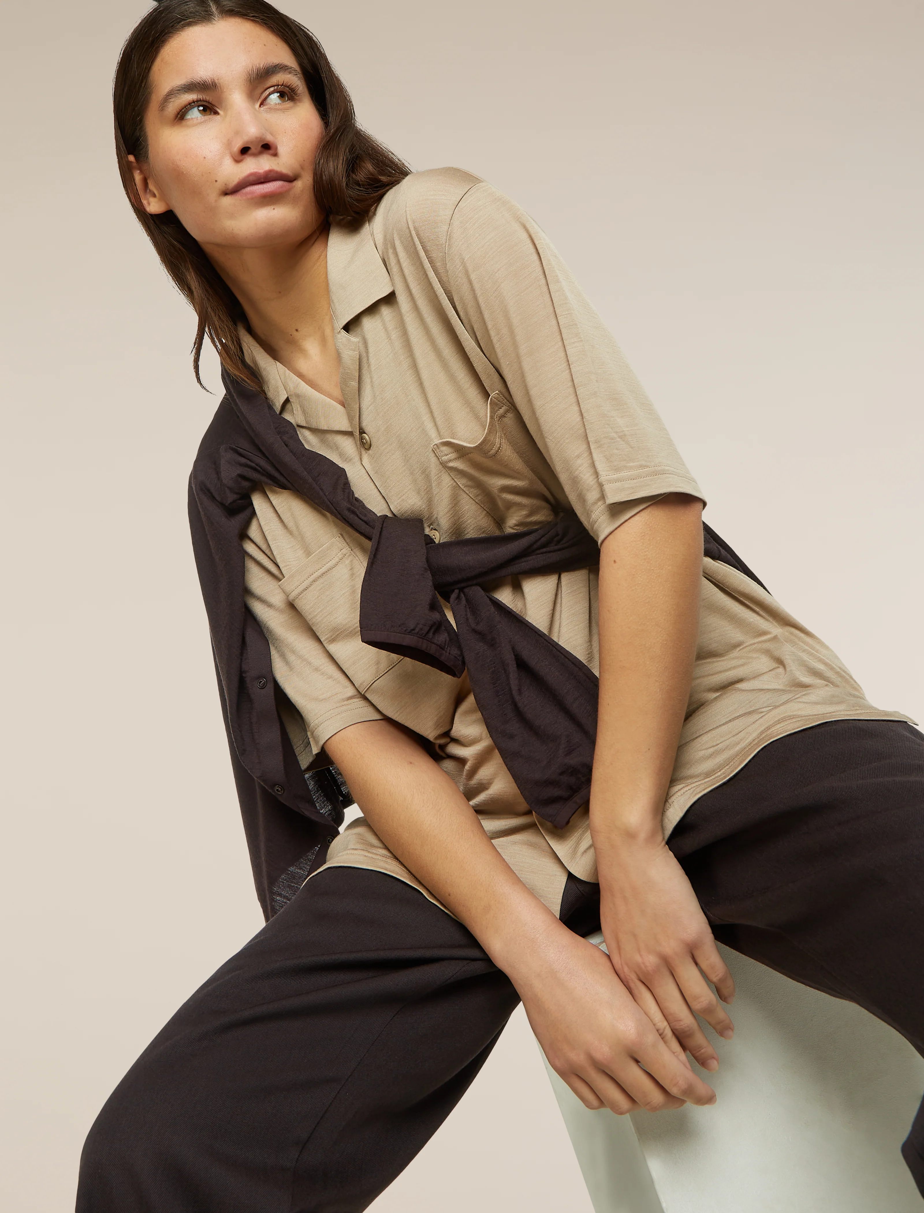 Unisex Merino Blend 125 Cool-Lite™ Short Sleeve Shirt - Image 18