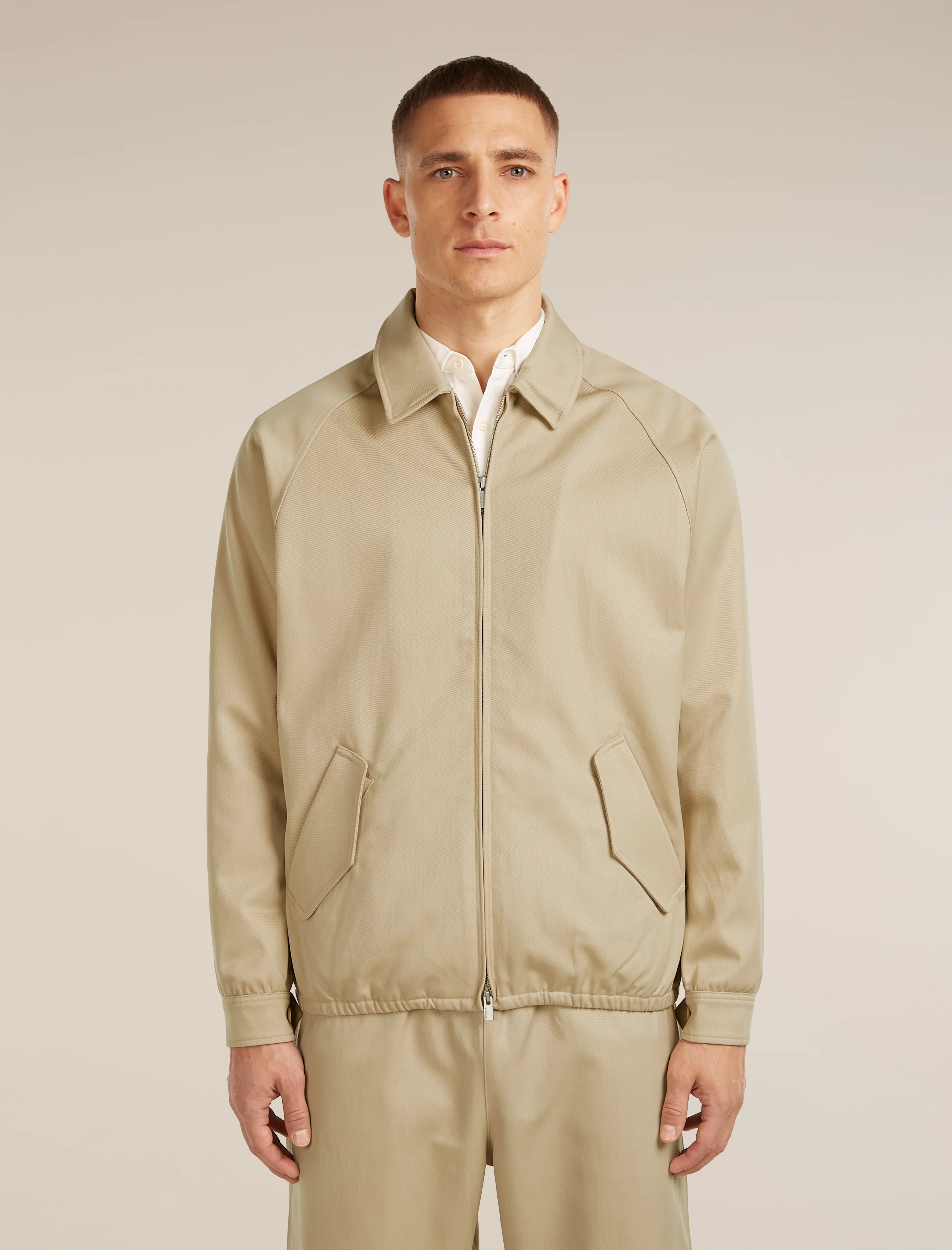 Unisex Merino Cotton Twill Shirt Jacket - Image 3