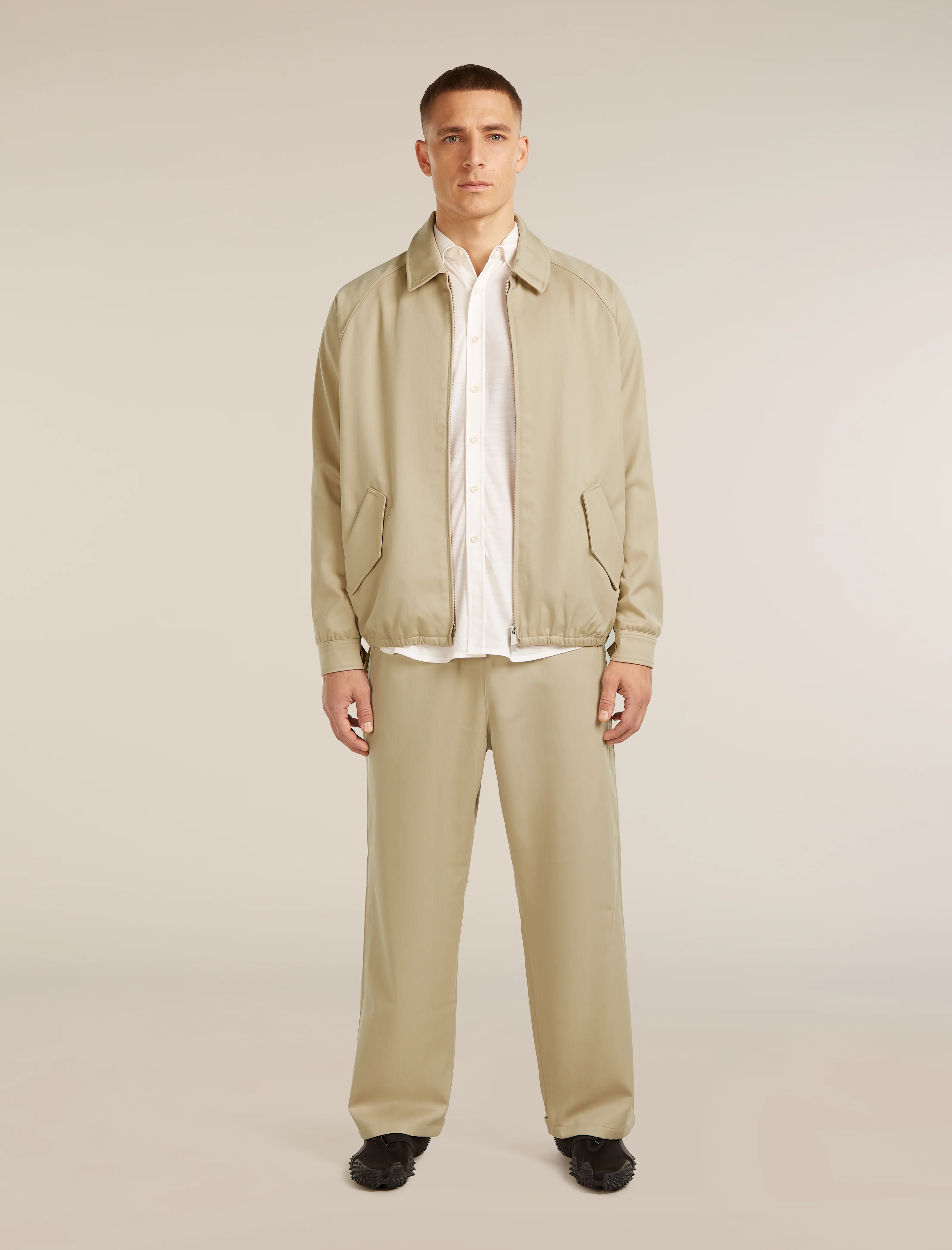 Unisex Merino Cotton Twill Shirt Jacket - Image 7