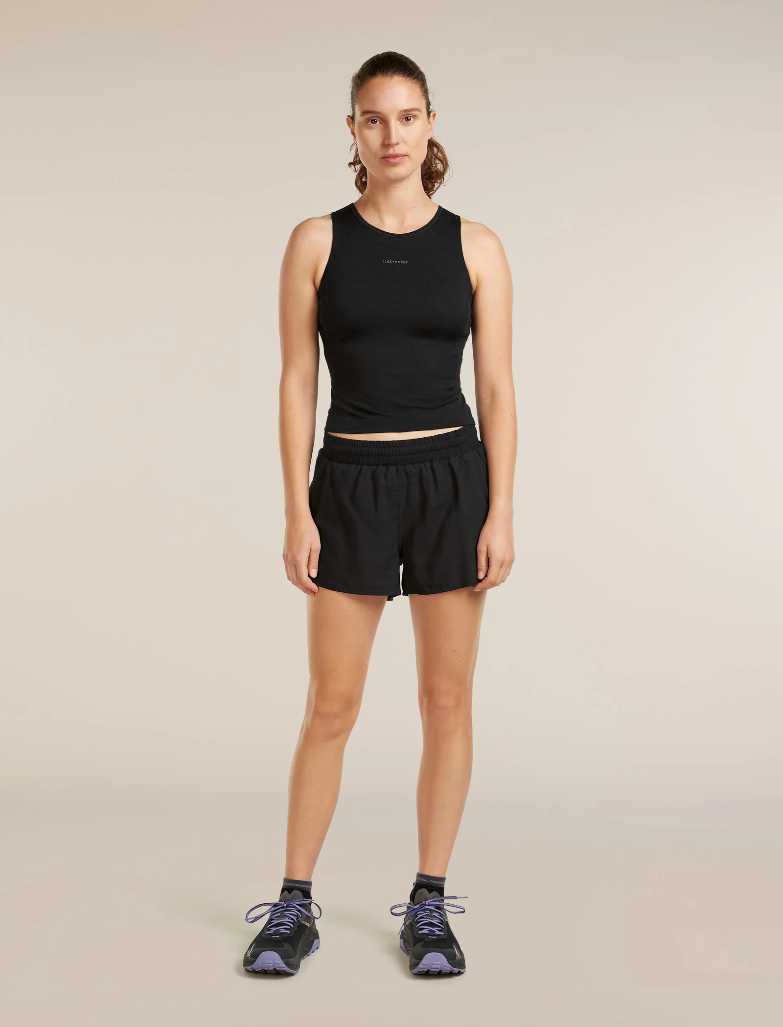 Women's Merino 150 Active Cropped Bra-Tank - Image 2