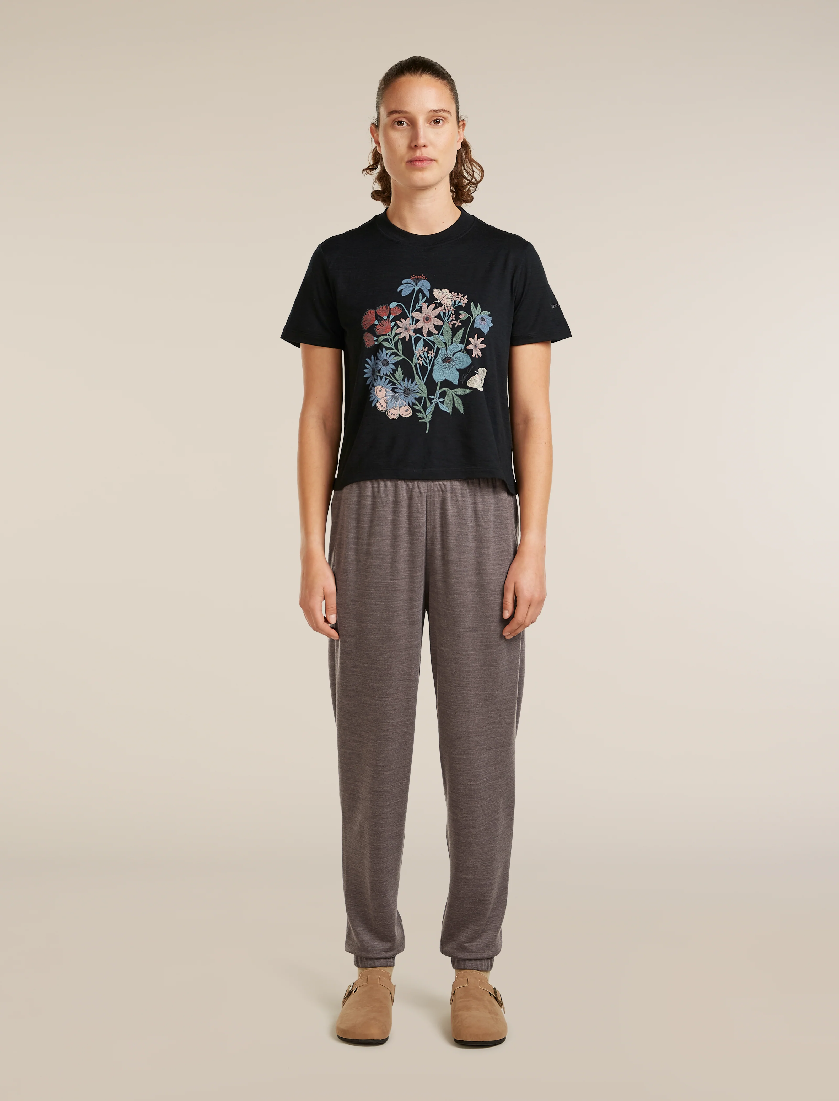 Women's Merino 150 Tech Lite Short Sleeve Crop Tee NZ Flora - Image 3