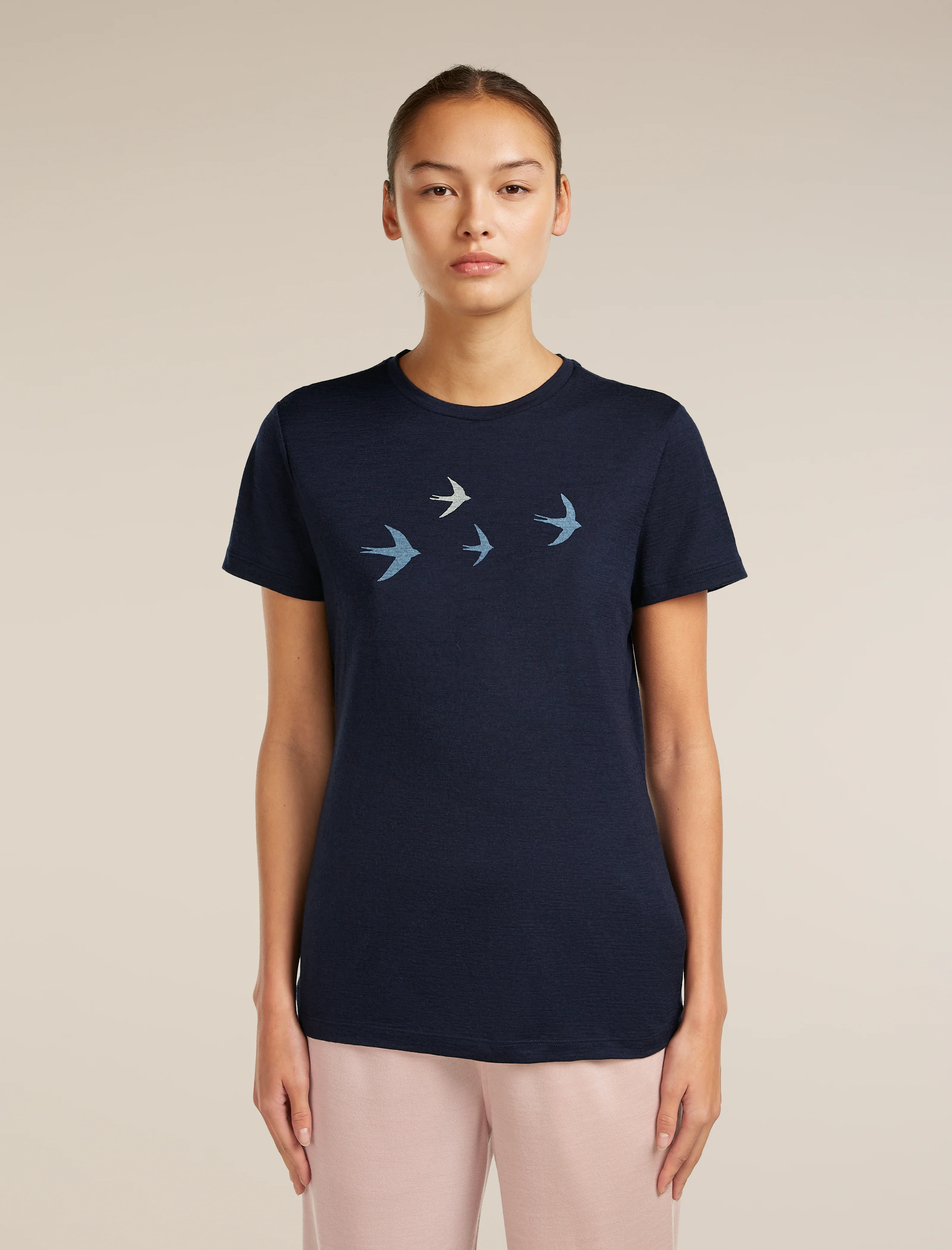 Women's Merino 150 Tech Lite Short Sleeve Tee Bird Transit