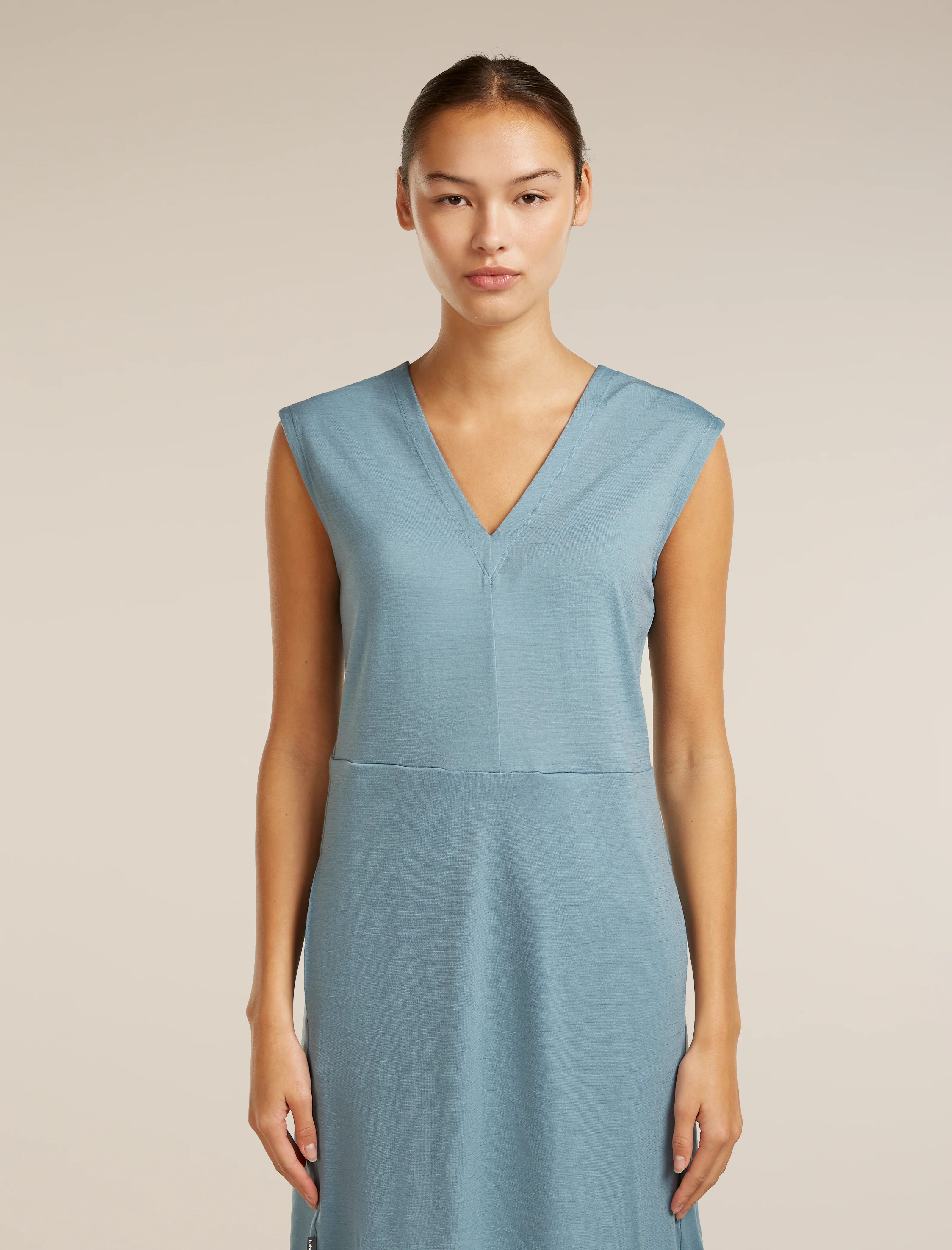 Women's Merino Granary Sleeveless V Neck Dress