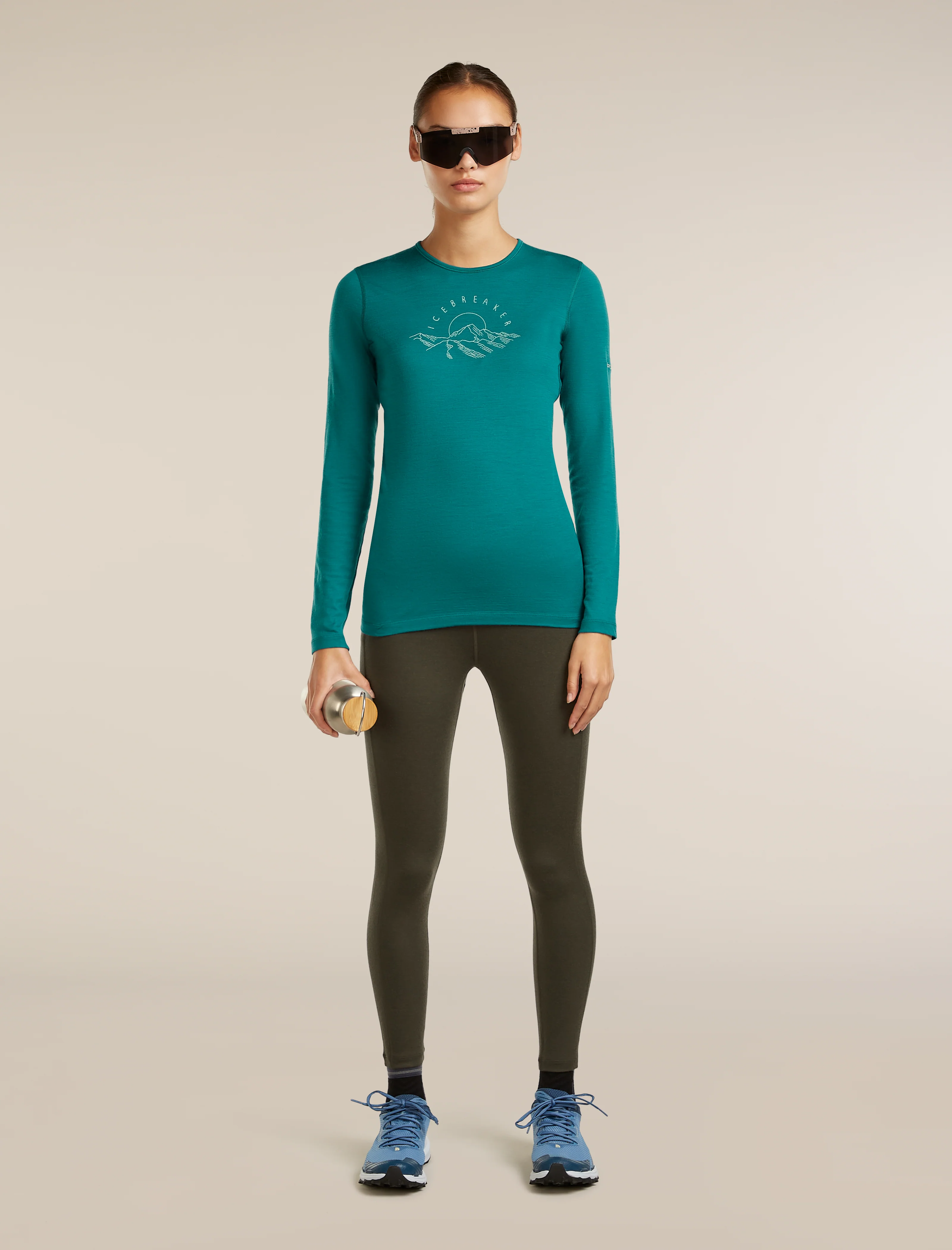 Women's Merino 260 Fastray 25" High Rise Tights - Image 4