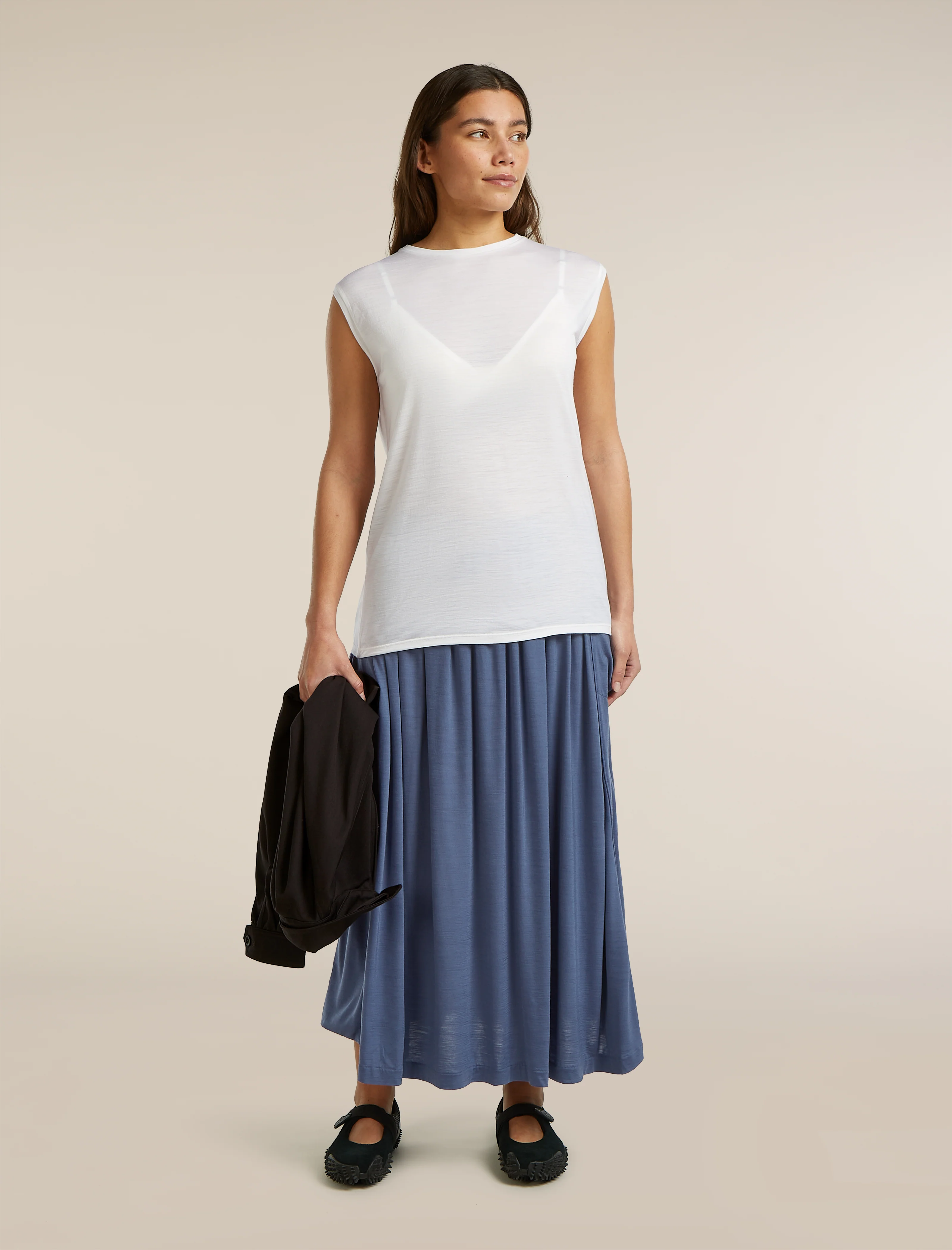 Women's Merino Blend 125 Cool-Lite™ Sleeveless Tee - Image 5