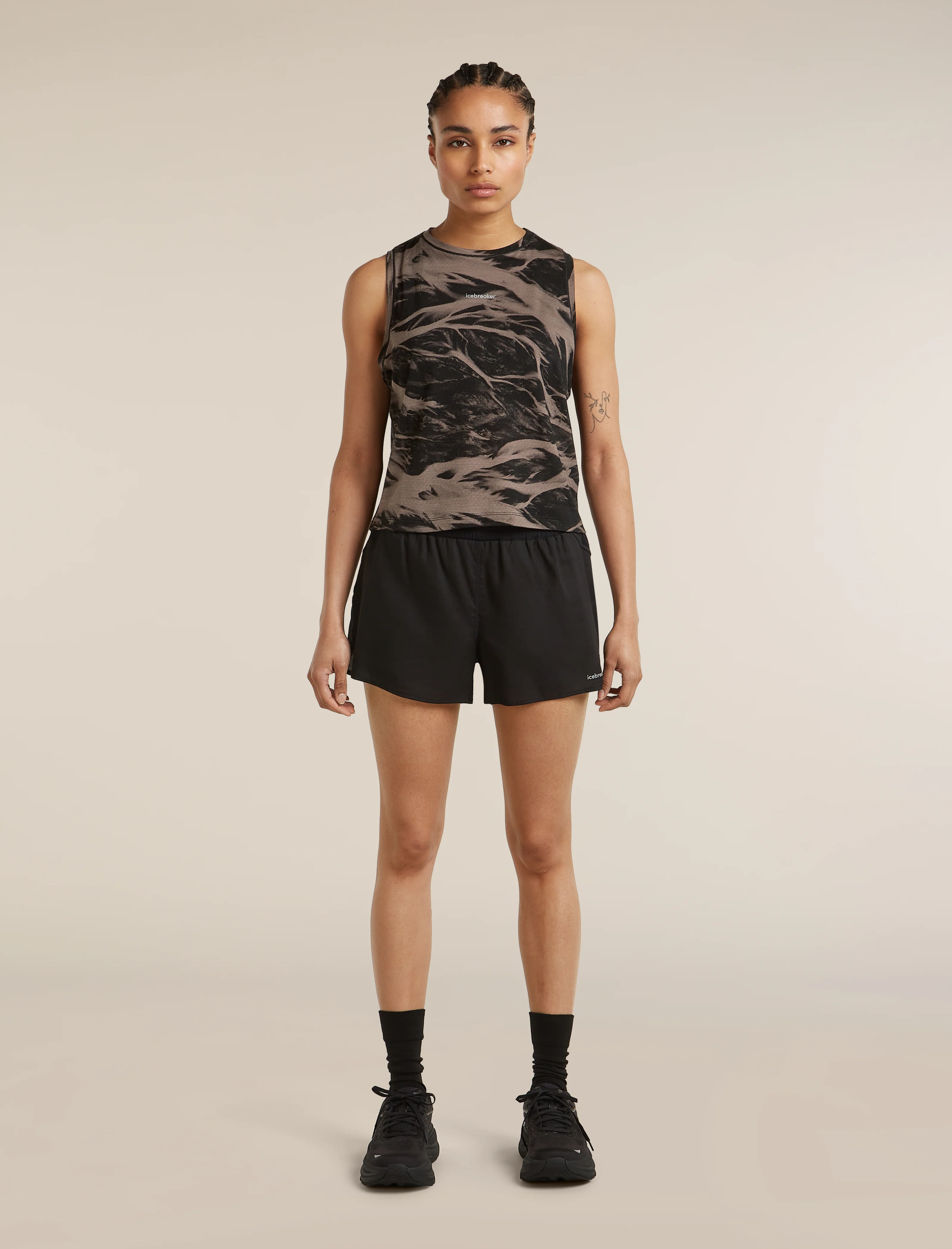Women's Merino Blend 125 Cool-Lite™ Speed Tank Motion AOP - Image 3