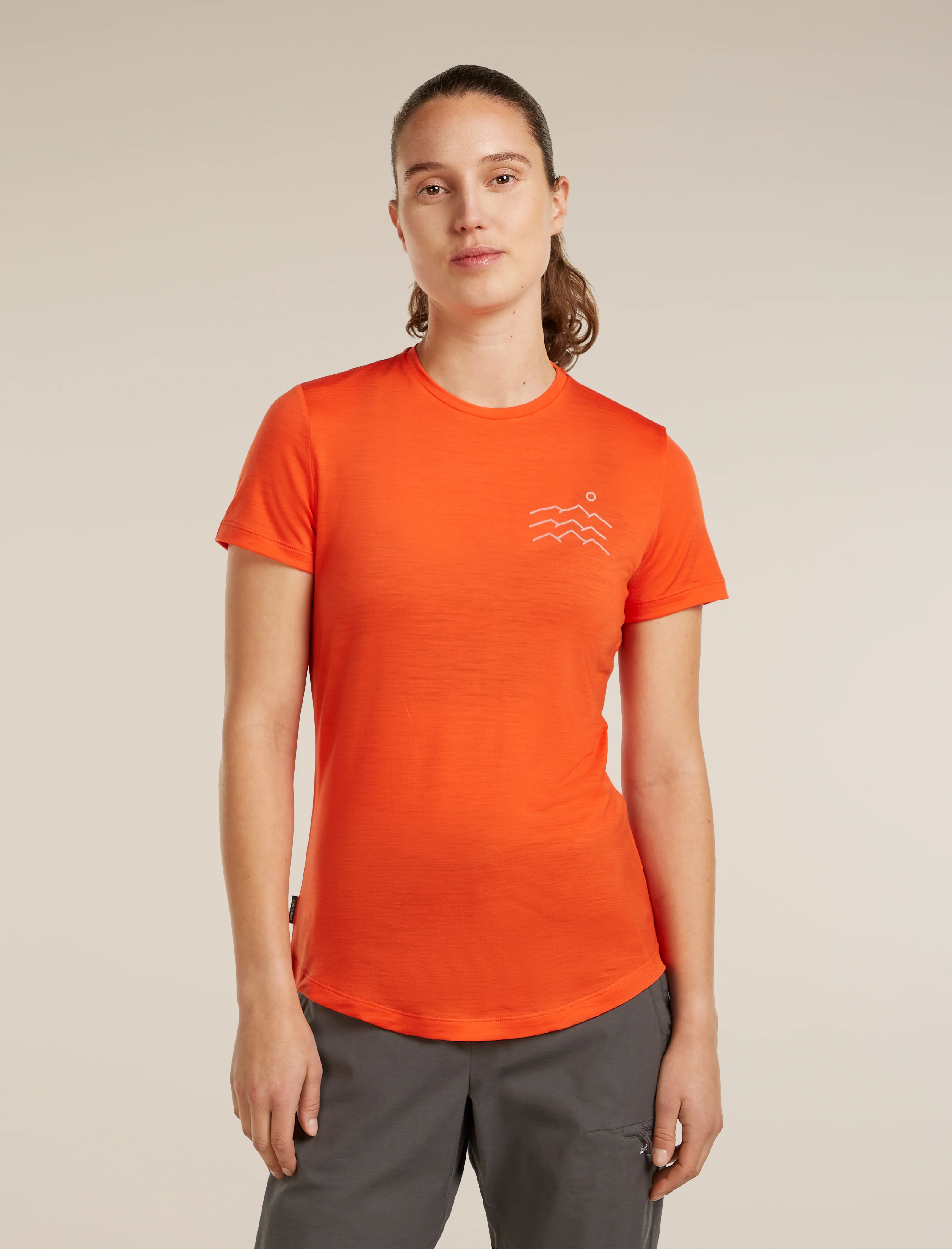 Women's Merino Blend 125 Cool-Lite™ Sphere Short Sleeve Tee Across The Peaks