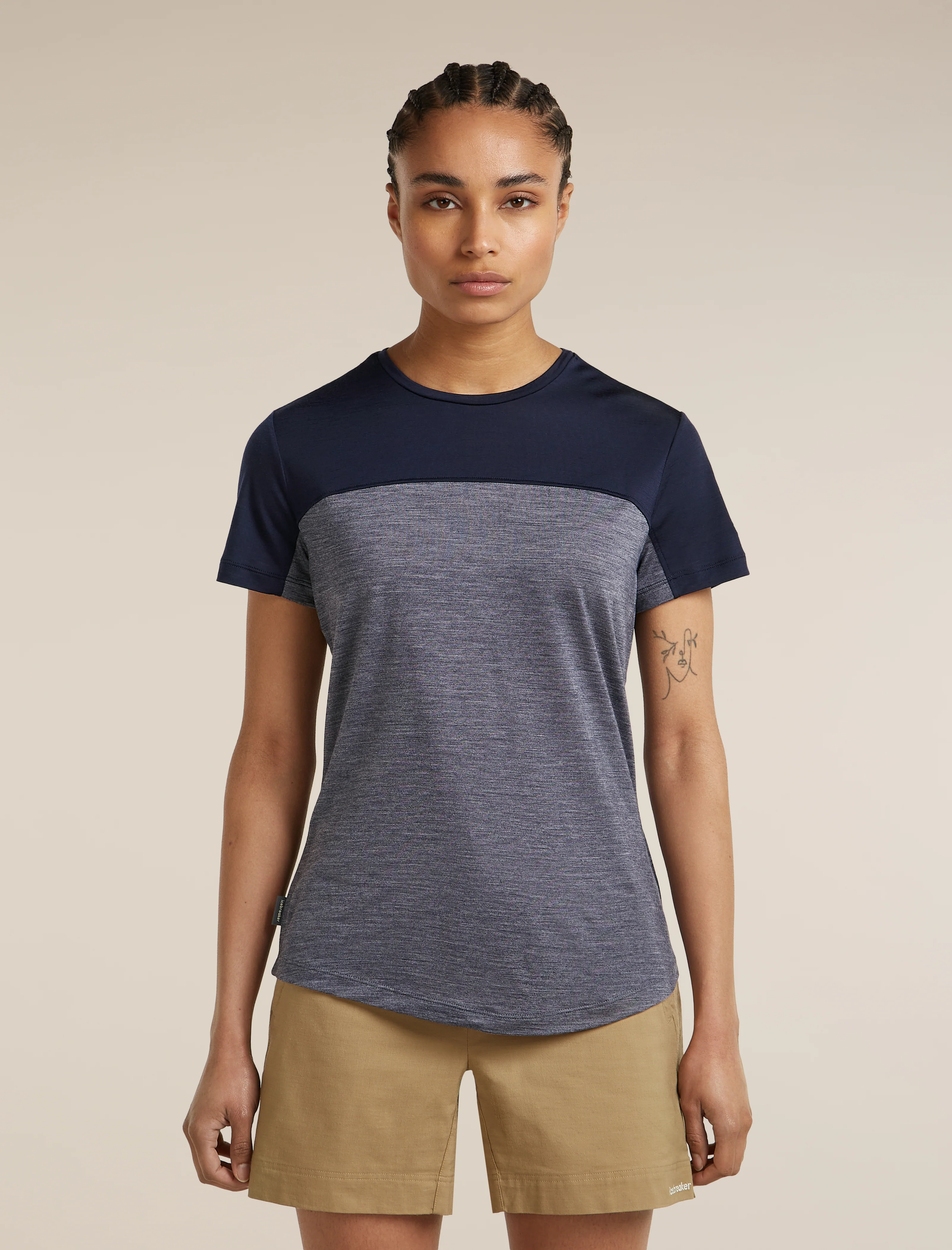 Women's Merino Blend 125 Cool-Lite™ Sphere Short Sleeve Tee Colour Block