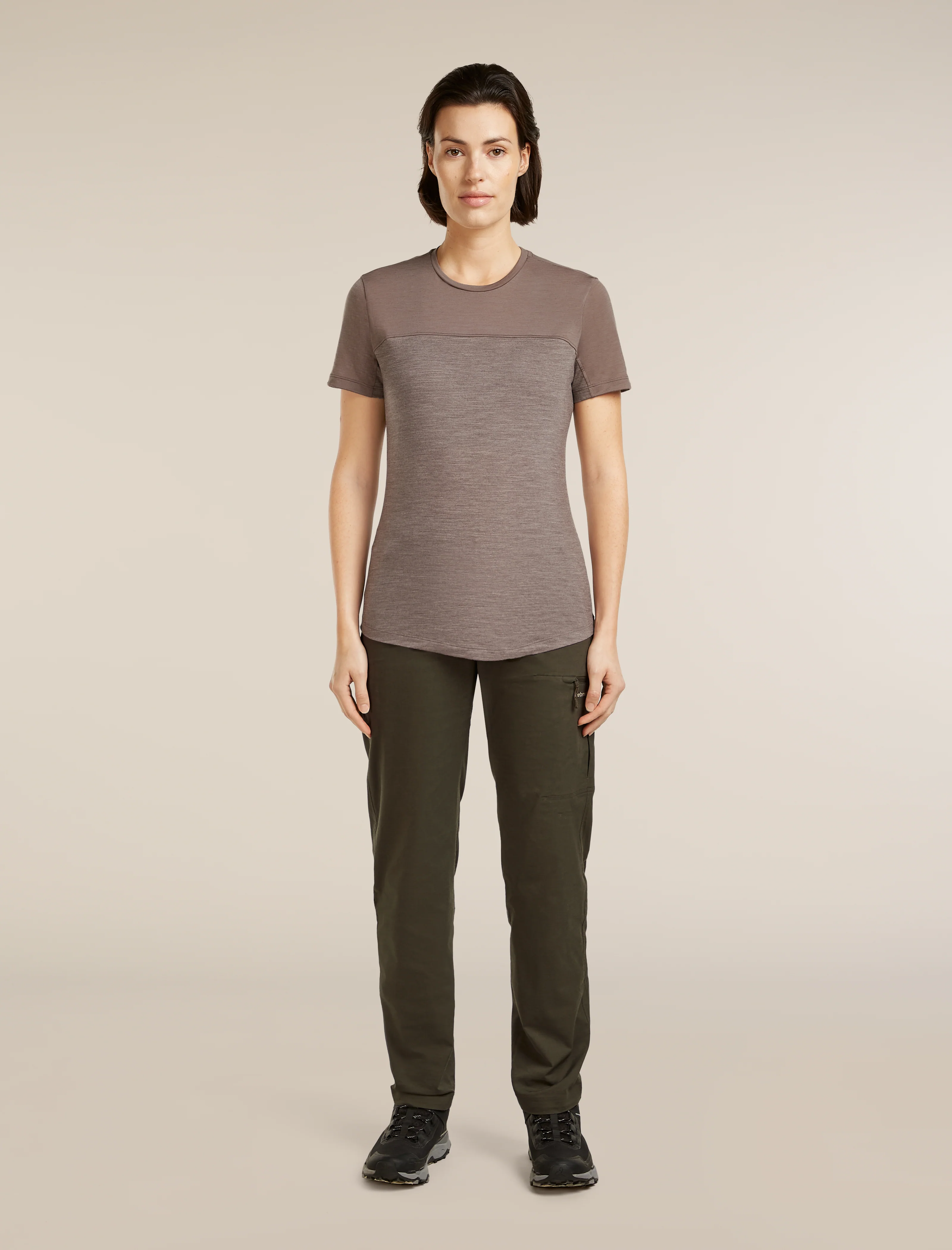 Women's Merino Blend 125 Cool-Lite™ Sphere Short Sleeve Tee Colour Block - Image 3