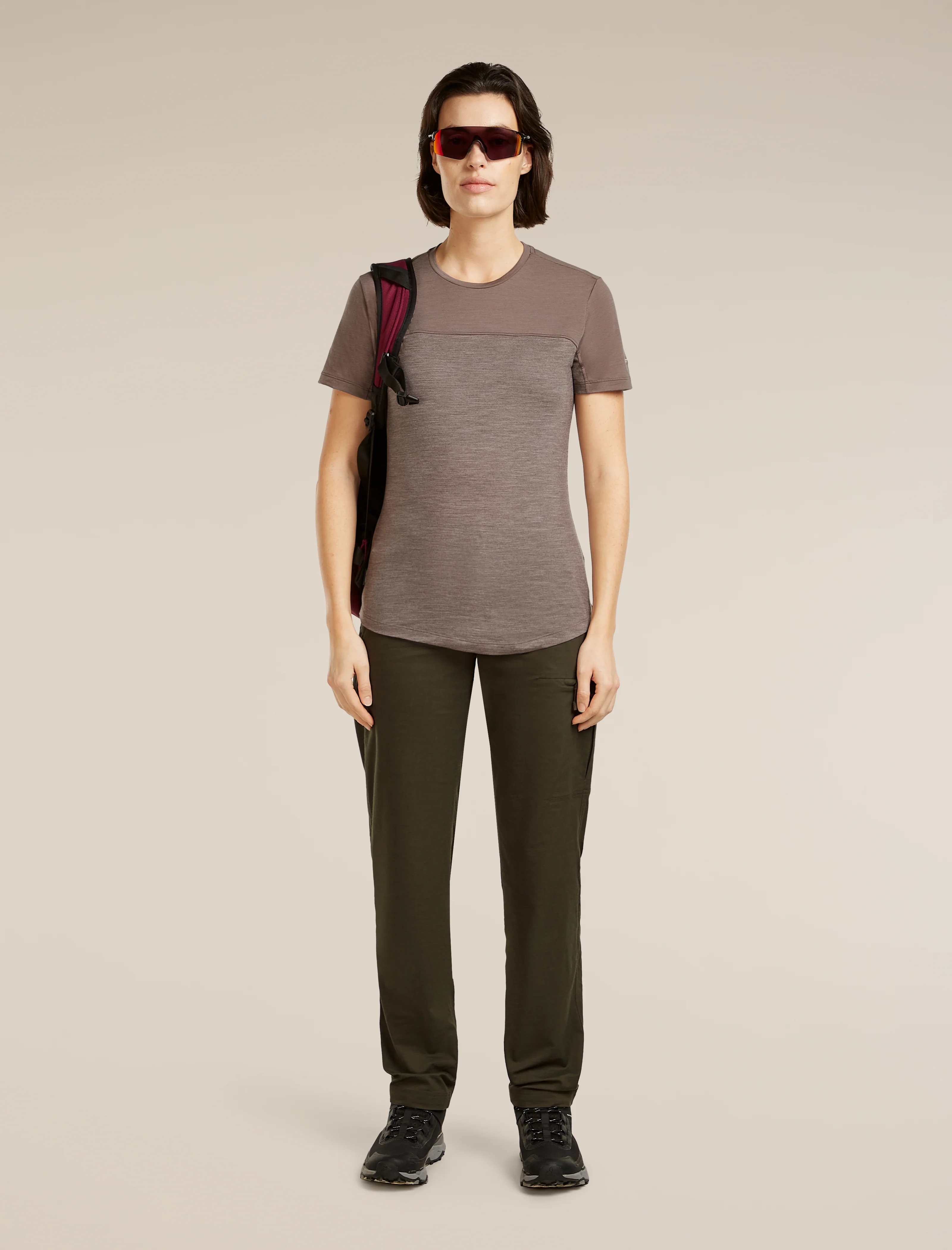 Women's Merino Blend 125 Cool-Lite™ Sphere Short Sleeve Tee Colour Block - Image 4