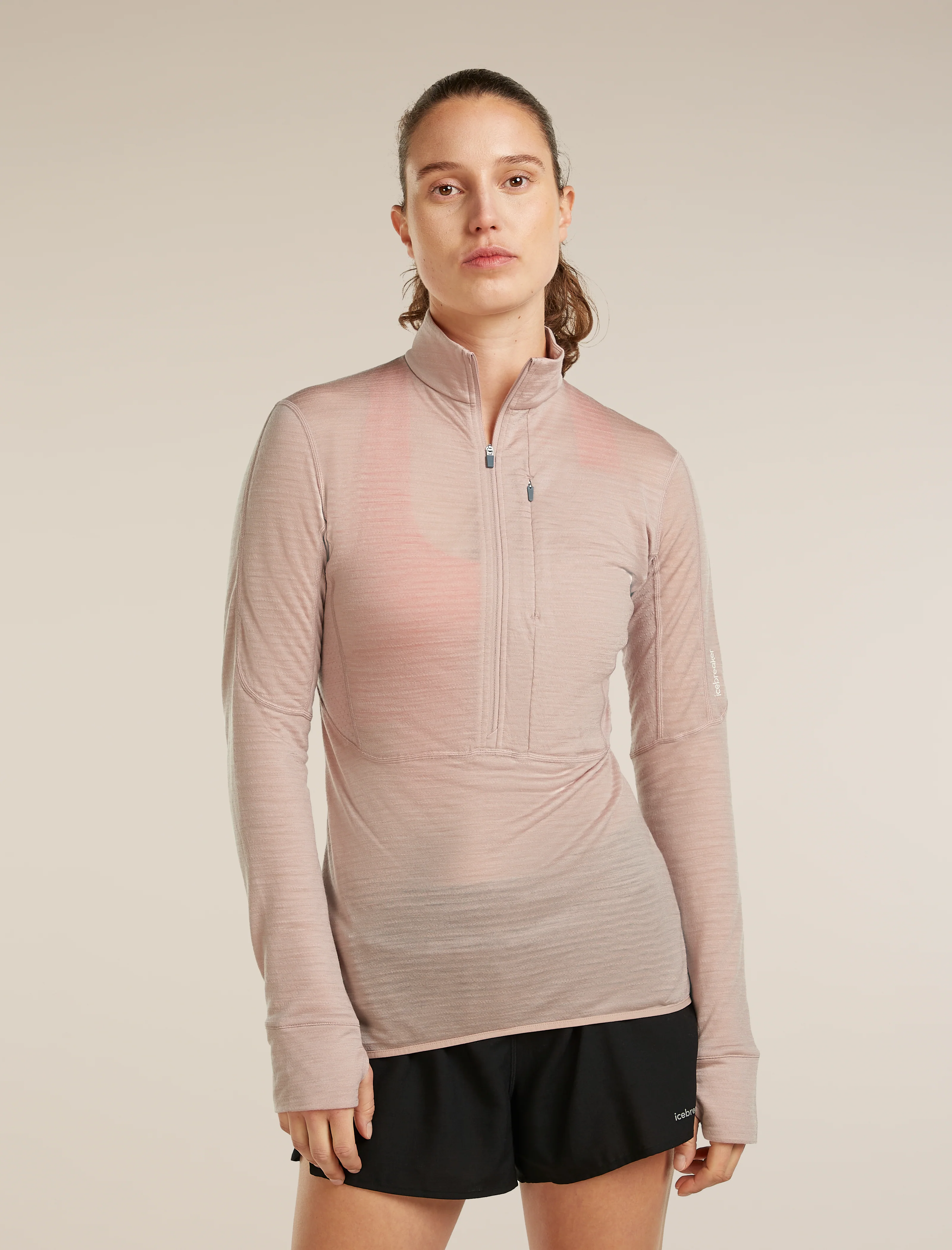 Women's Merino Blend 200 RealFleece™ Descender Long Sleeve Half Zip