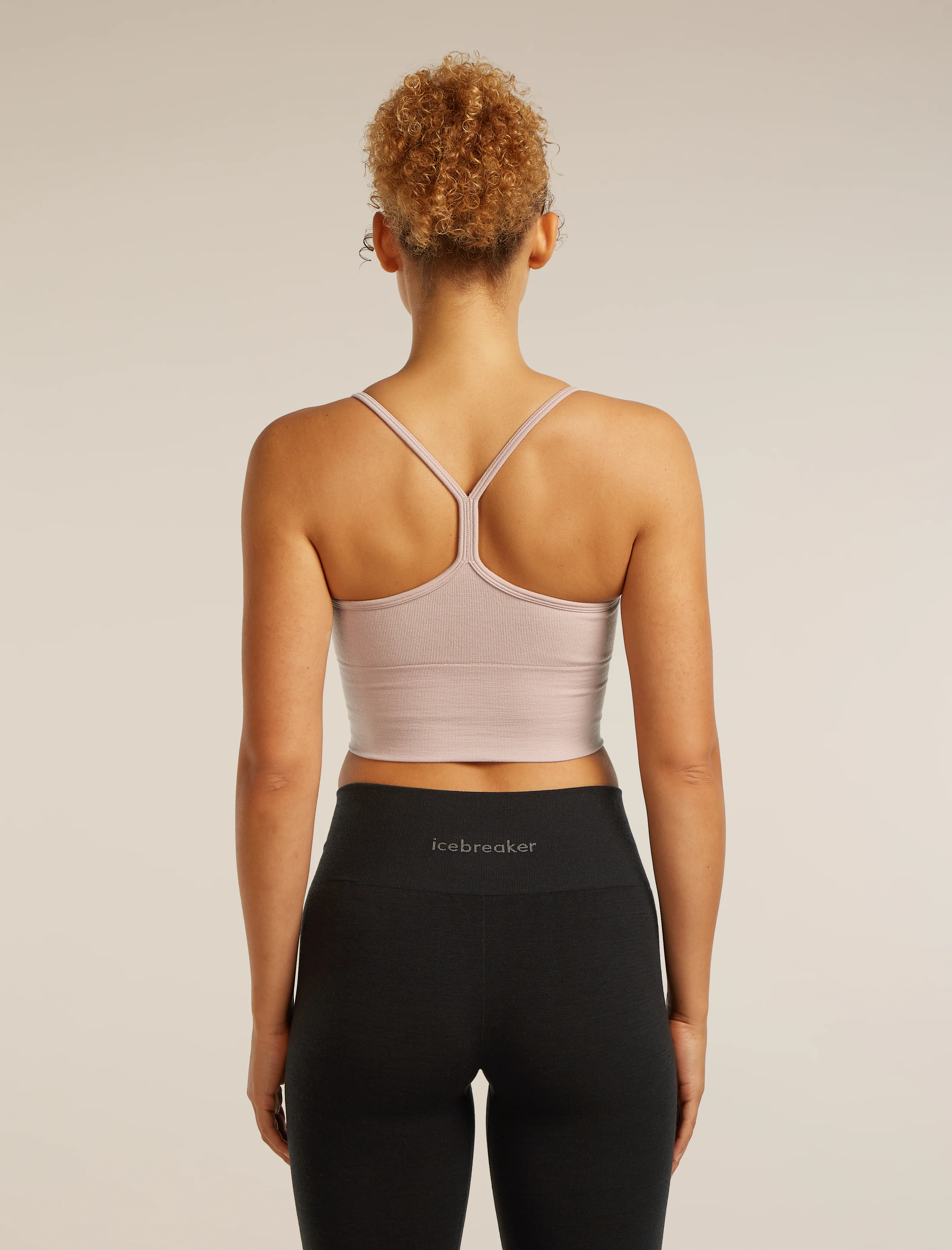 Women's Merino Blend 260 Seamless Rib Strappy Tank - Image 2