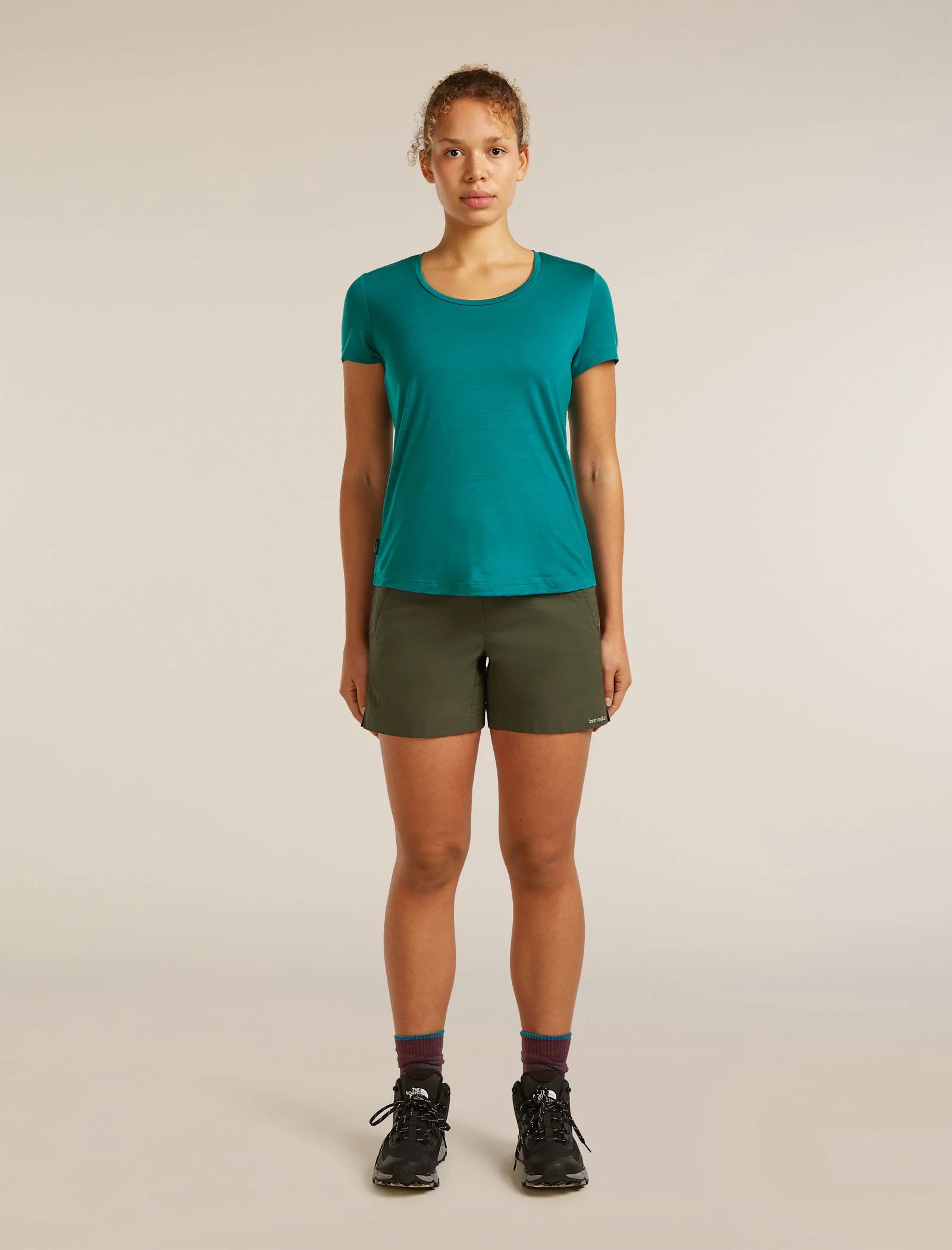 Women's Merino Blend Elevation Stretch 5" Shorts - Image 3